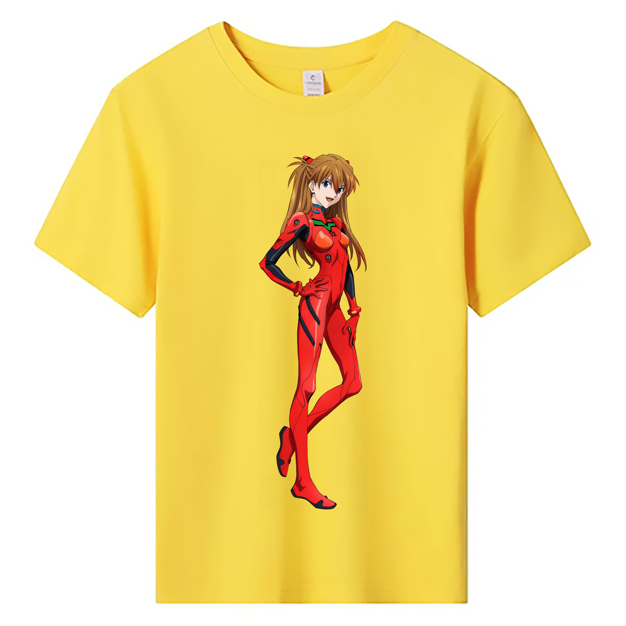 （画像用） EVA 新世紀エヴァンゲリオン 綿100％キッズTシャツ（フロントプリント）