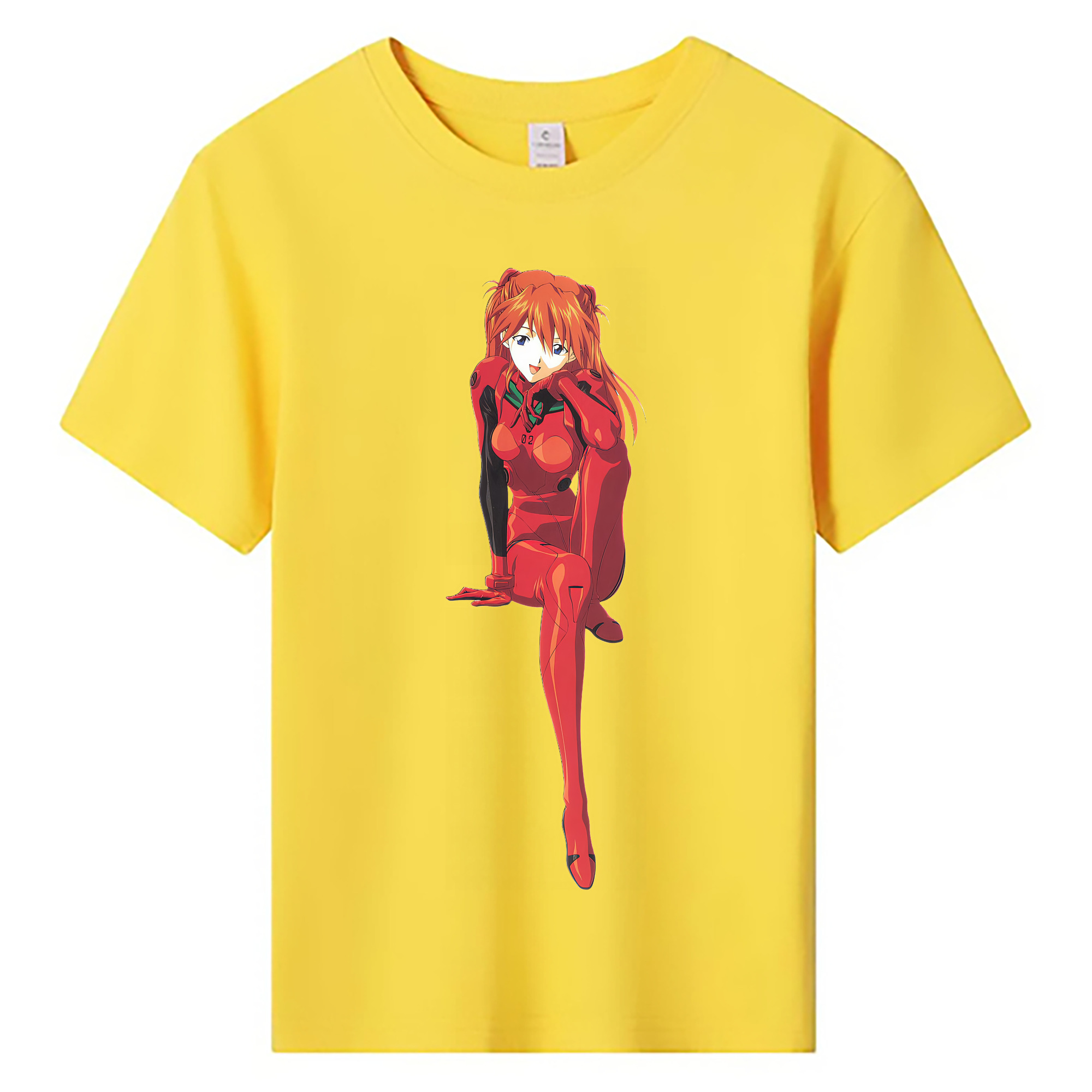 （画像用） EVA 新世紀エヴァンゲリオン 綿100％キッズTシャツ（フロントプリント）