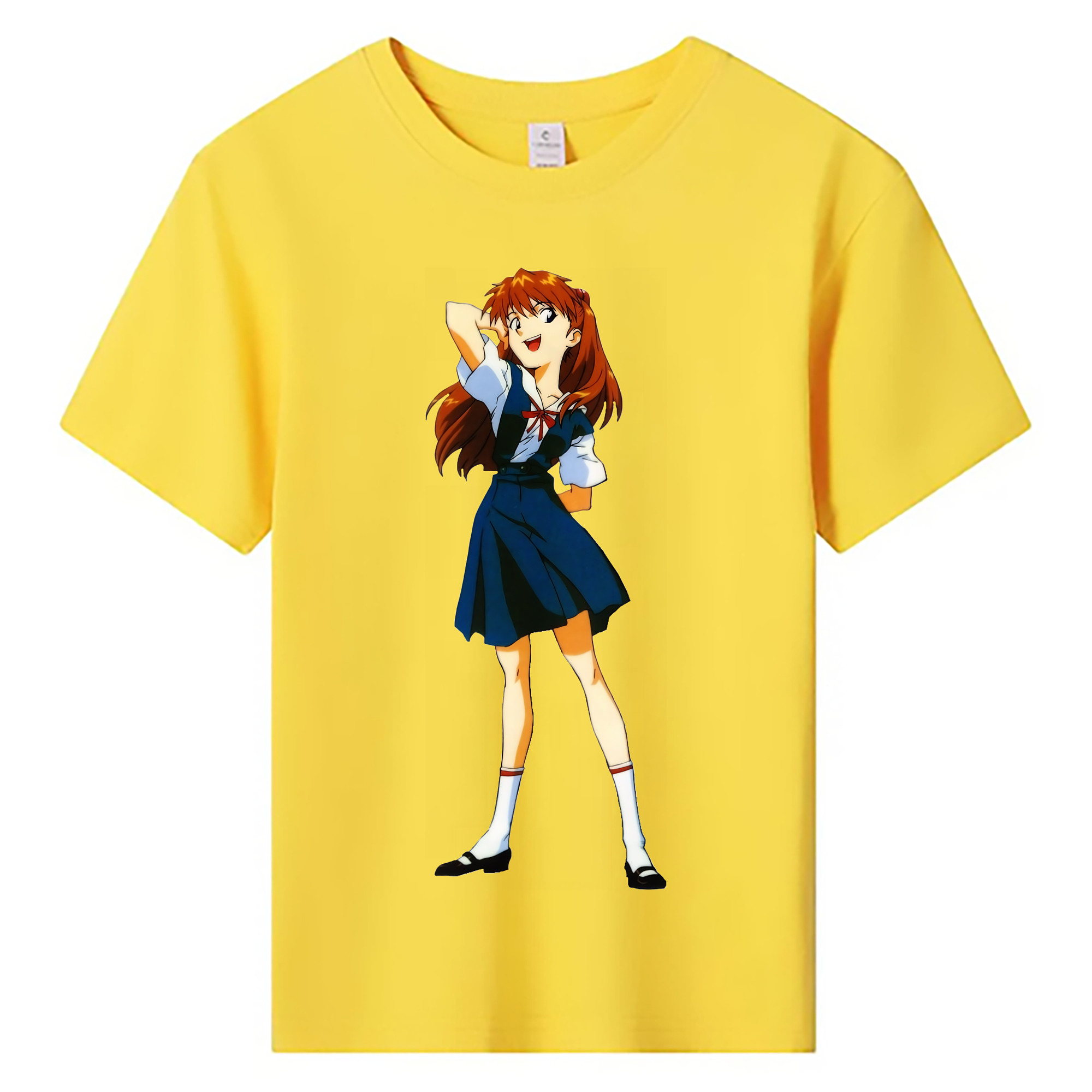 （画像用） EVA 新世紀エヴァンゲリオン 綿100％キッズTシャツ（フロントプリント）
