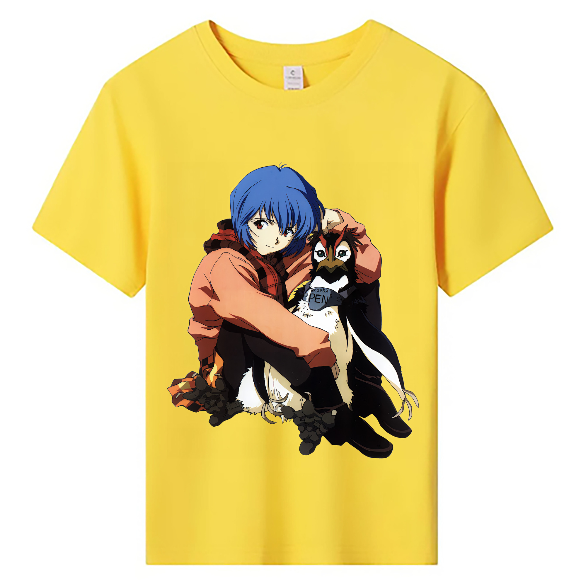 （画像用） EVA 新世紀エヴァンゲリオン 綿100％キッズTシャツ（フロントプリント）