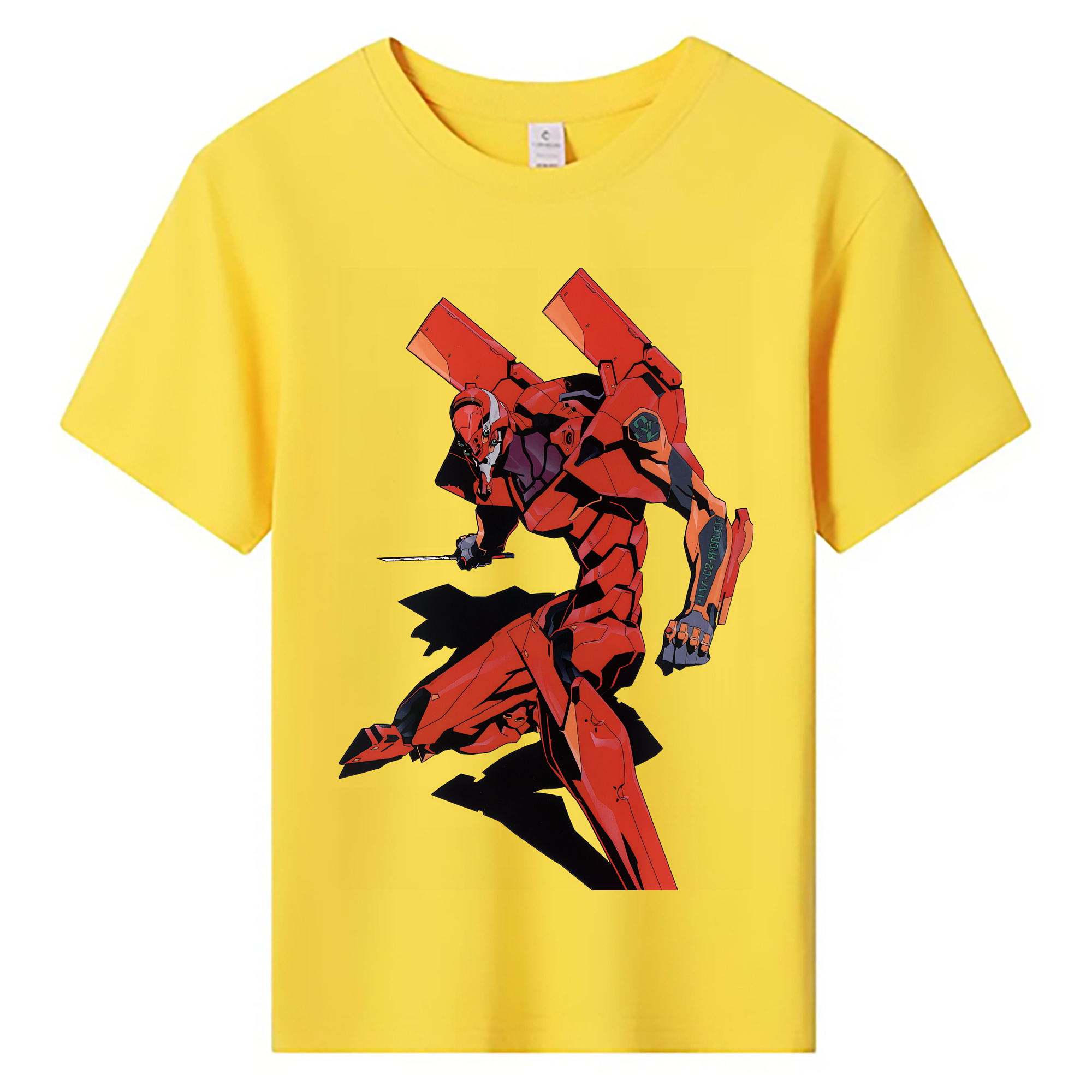 （画像用） EVA 新世紀エヴァンゲリオン 綿100％キッズTシャツ（フロントプリント）