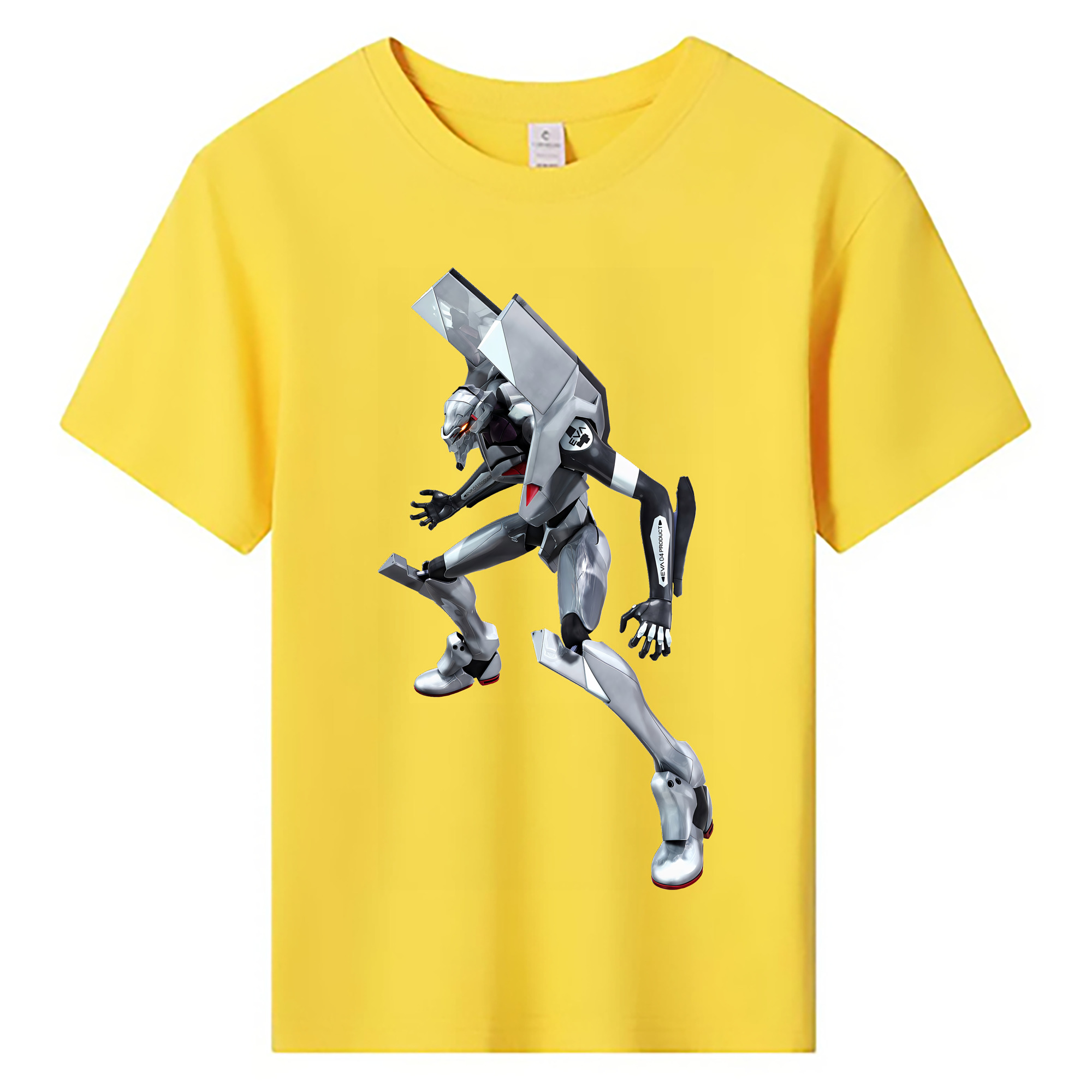 （画像用） EVA 新世紀エヴァンゲリオン 綿100％キッズTシャツ（フロントプリント）