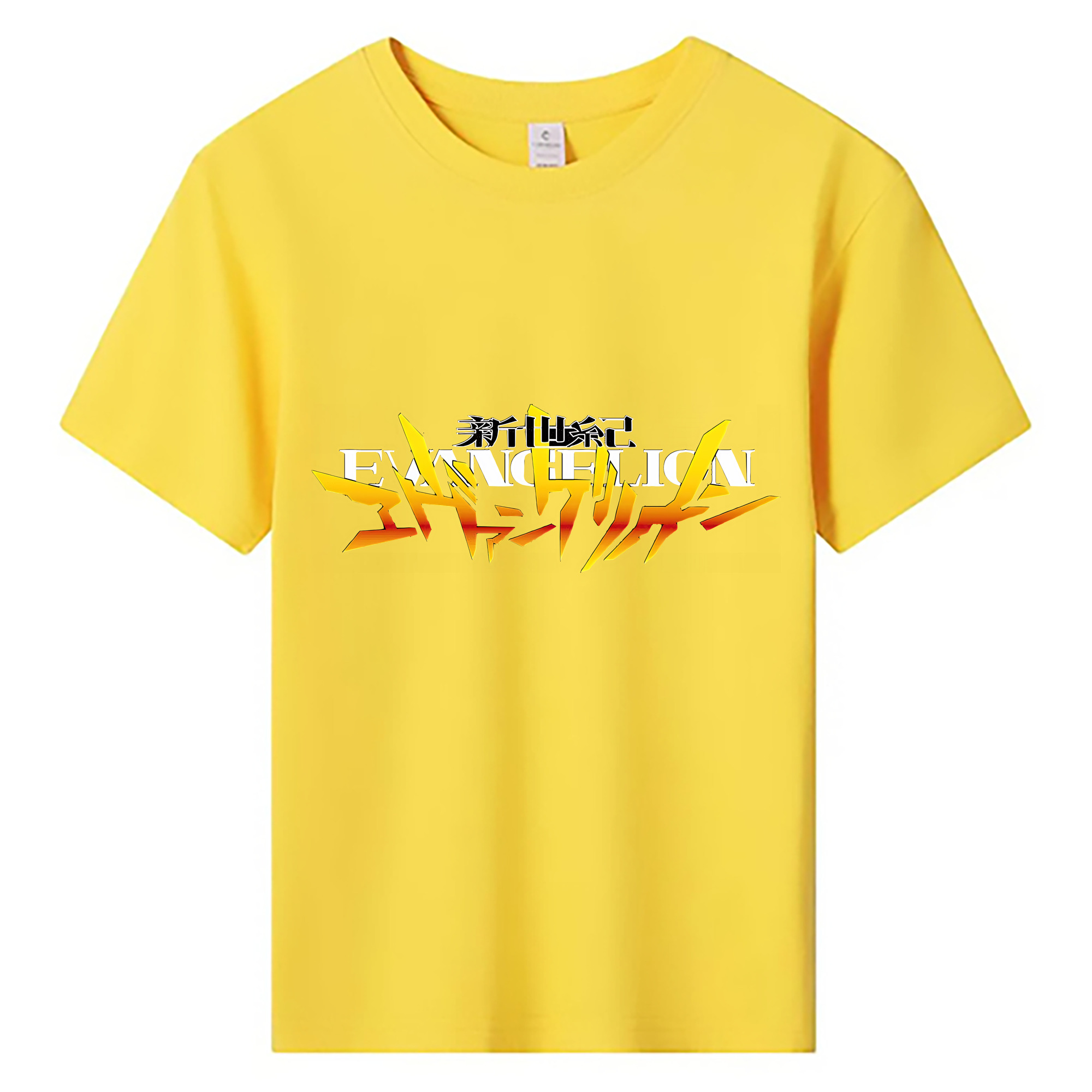 （画像用） EVA 新世紀エヴァンゲリオン 綿100％キッズTシャツ（フロントプリント）