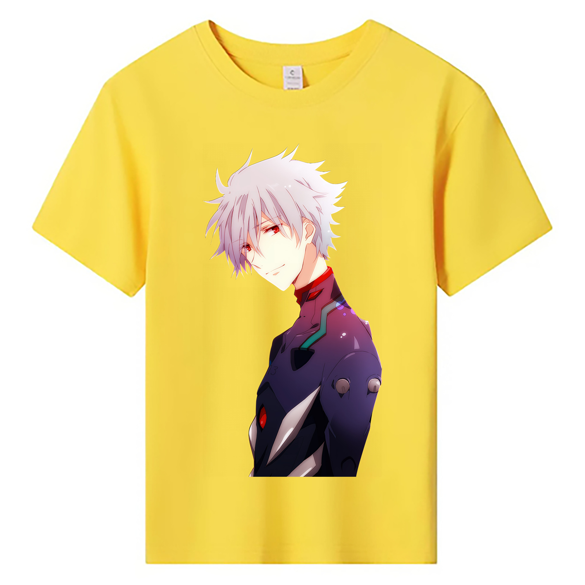 （画像用） EVA 新世紀エヴァンゲリオン 綿100％キッズTシャツ（フロントプリント）