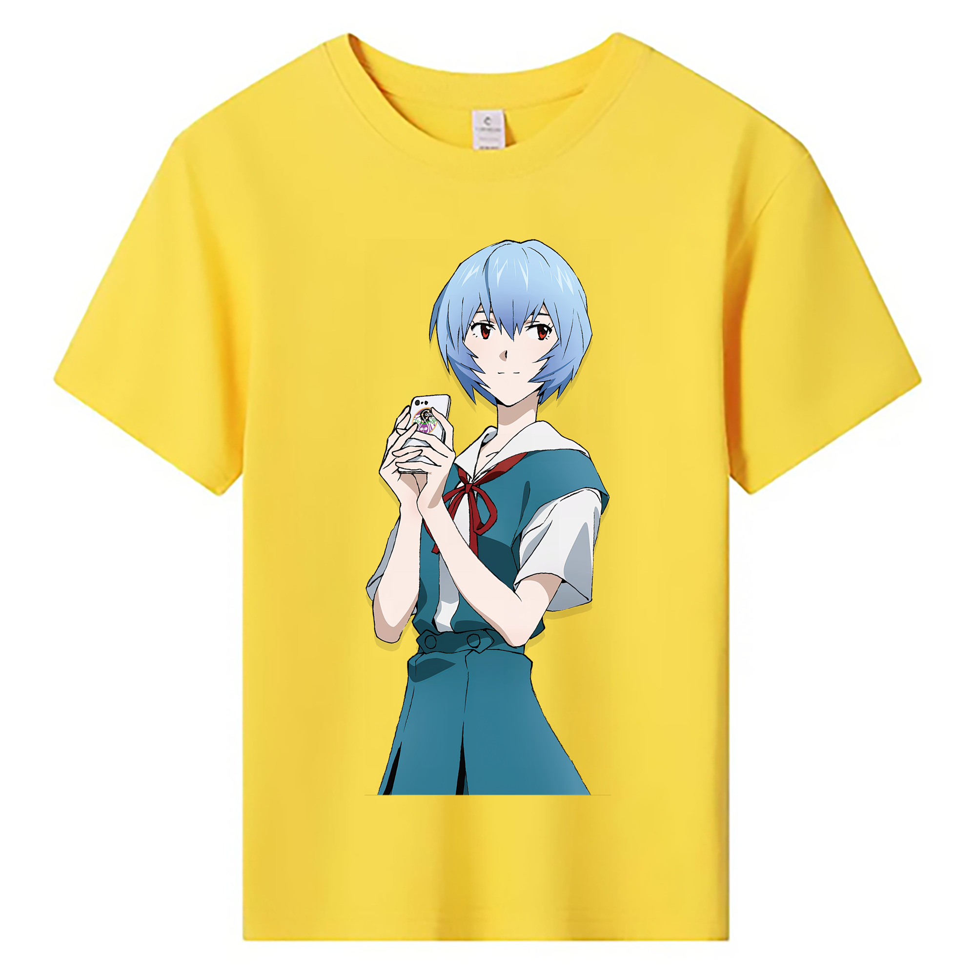 （画像用） EVA 新世紀エヴァンゲリオン 綿100％キッズTシャツ（フロントプリント）