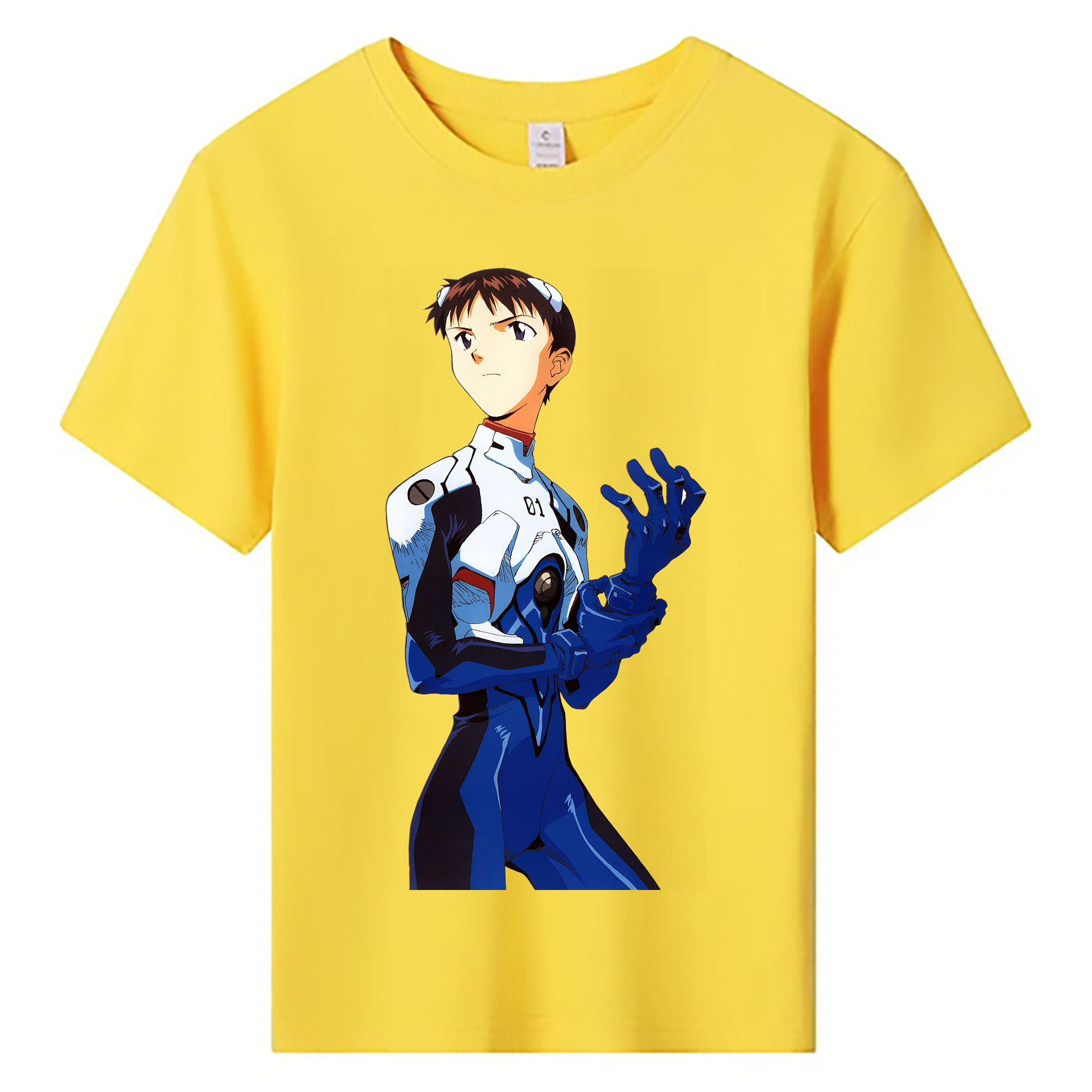 （画像用） EVA 新世紀エヴァンゲリオン 綿100％キッズTシャツ（フロントプリント）