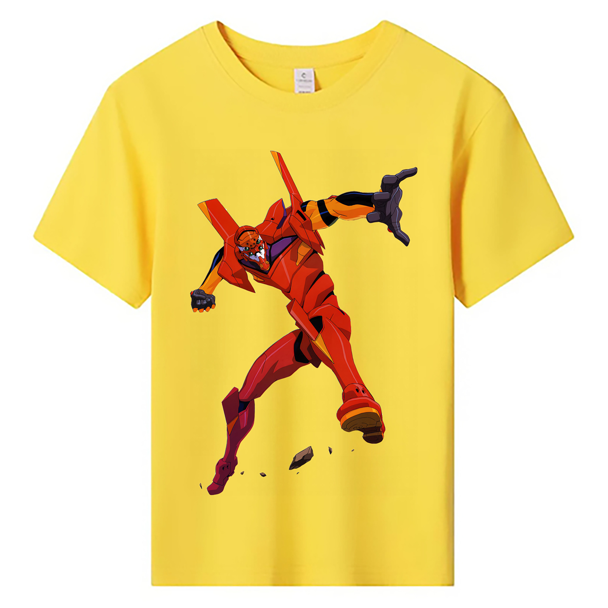 （画像用） EVA 新世紀エヴァンゲリオン 綿100％キッズTシャツ（フロントプリント）