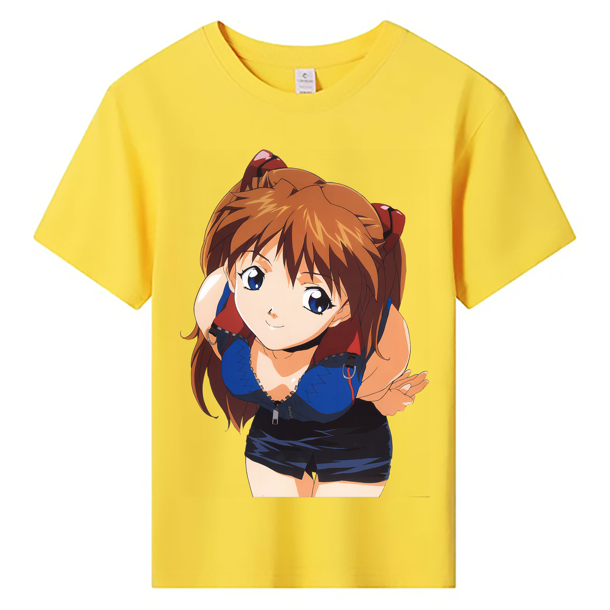（画像用） EVA 新世紀エヴァンゲリオン 綿100％キッズTシャツ（フロントプリント）
