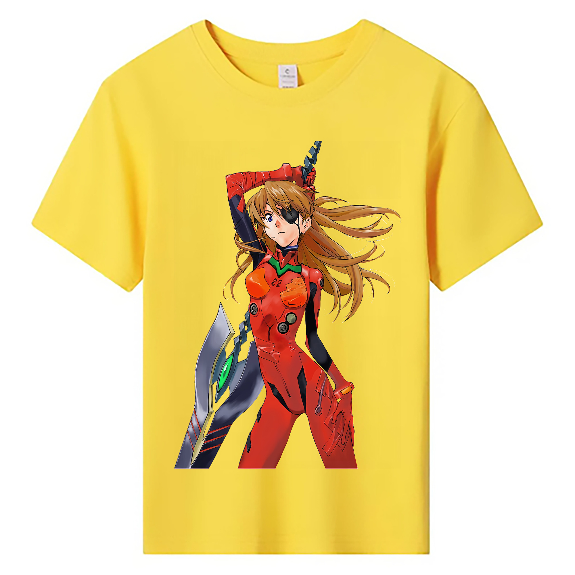 （画像用） EVA 新世紀エヴァンゲリオン 綿100％キッズTシャツ（フロントプリント）