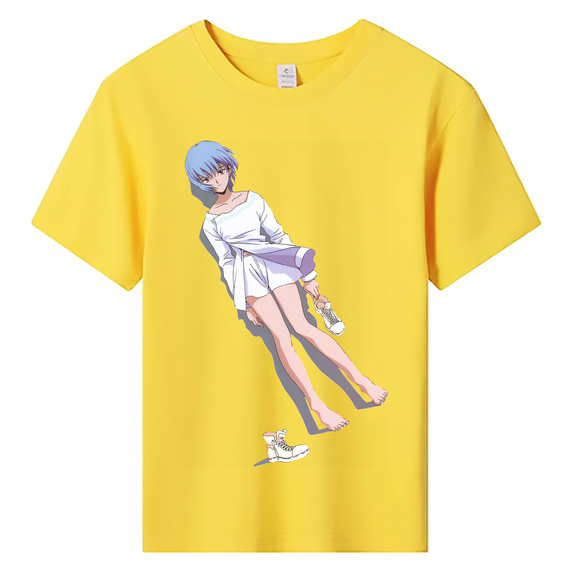 （画像用） EVA 新世紀エヴァンゲリオン 綿100％キッズTシャツ（フロントプリント）