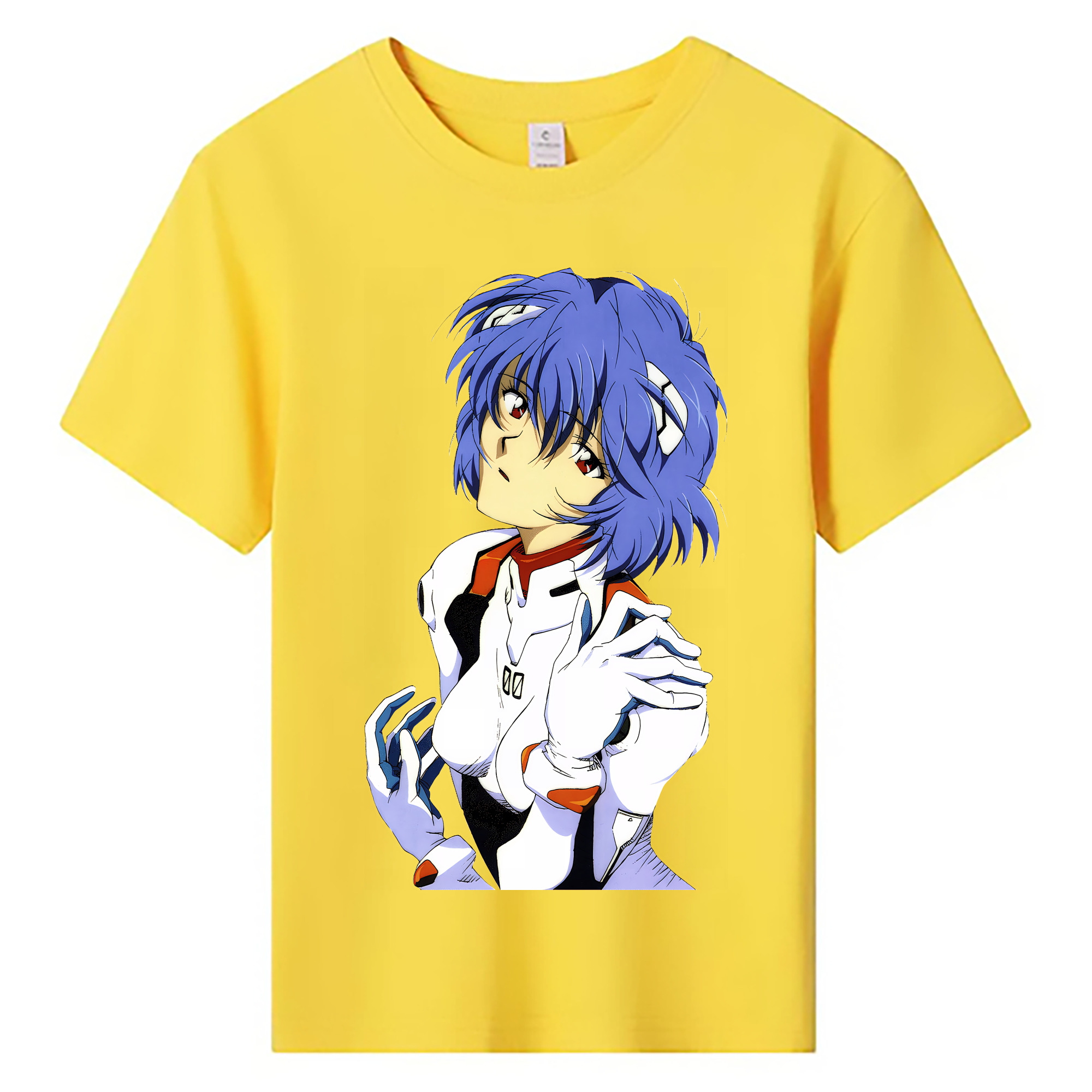 （画像用） EVA 新世紀エヴァンゲリオン 綿100％キッズTシャツ（フロントプリント）