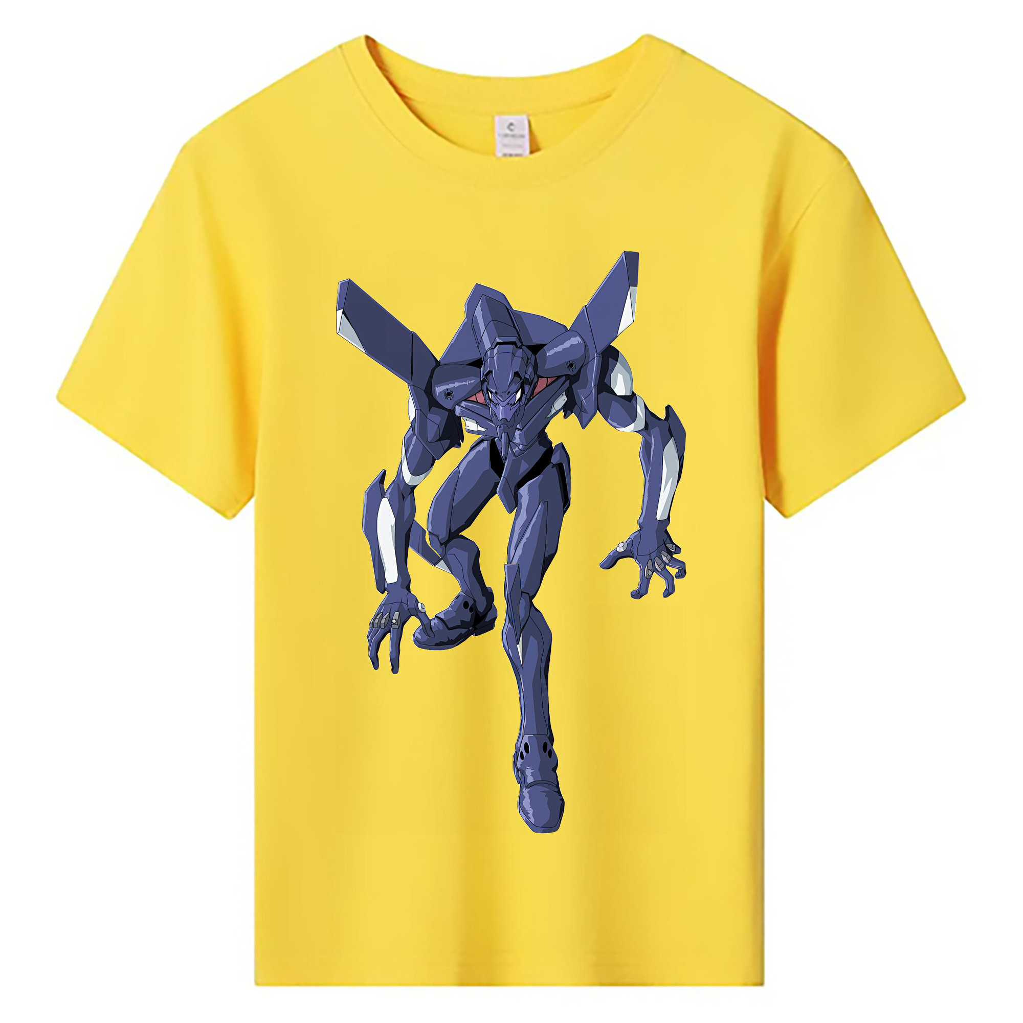 （画像用） EVA 新世紀エヴァンゲリオン 綿100％キッズTシャツ（フロントプリント）