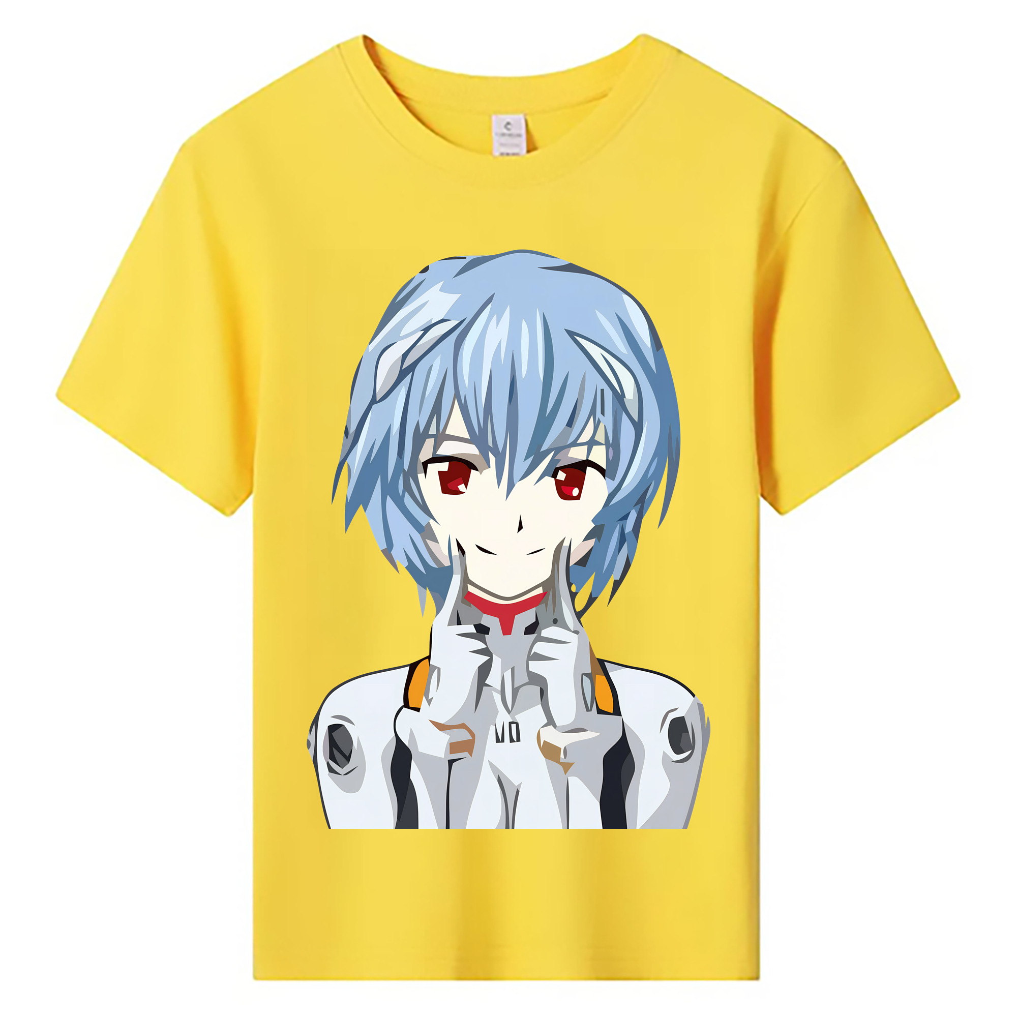 （画像用） EVA 新世紀エヴァンゲリオン 綿100％キッズTシャツ（フロントプリント）