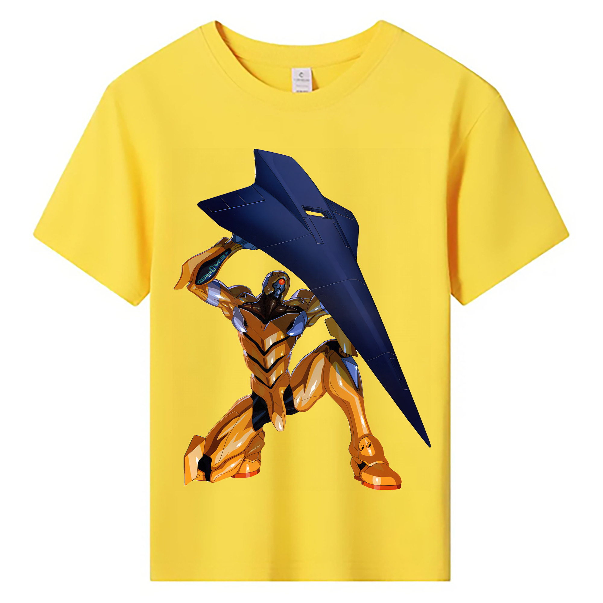 （画像用） EVA 新世紀エヴァンゲリオン 綿100％キッズTシャツ（フロントプリント）