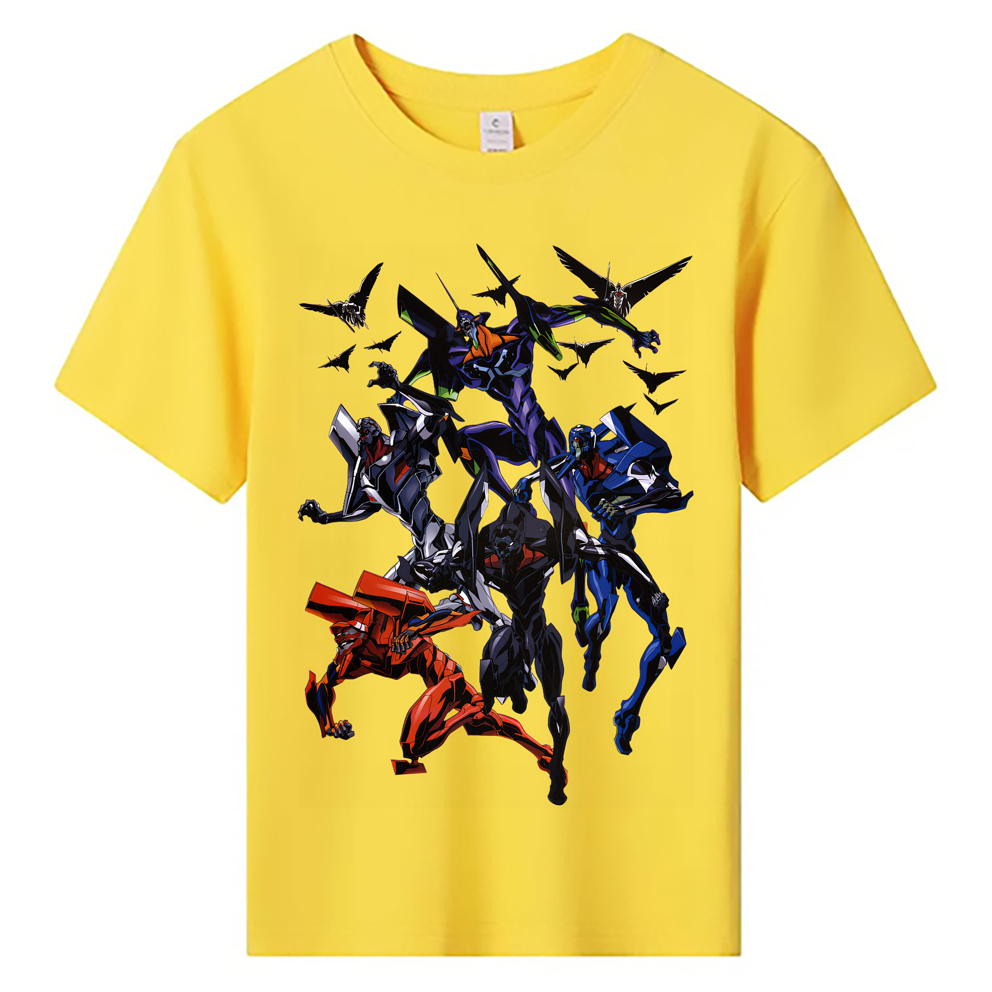 （画像用） EVA 新世紀エヴァンゲリオン 綿100％キッズTシャツ（フロントプリント）