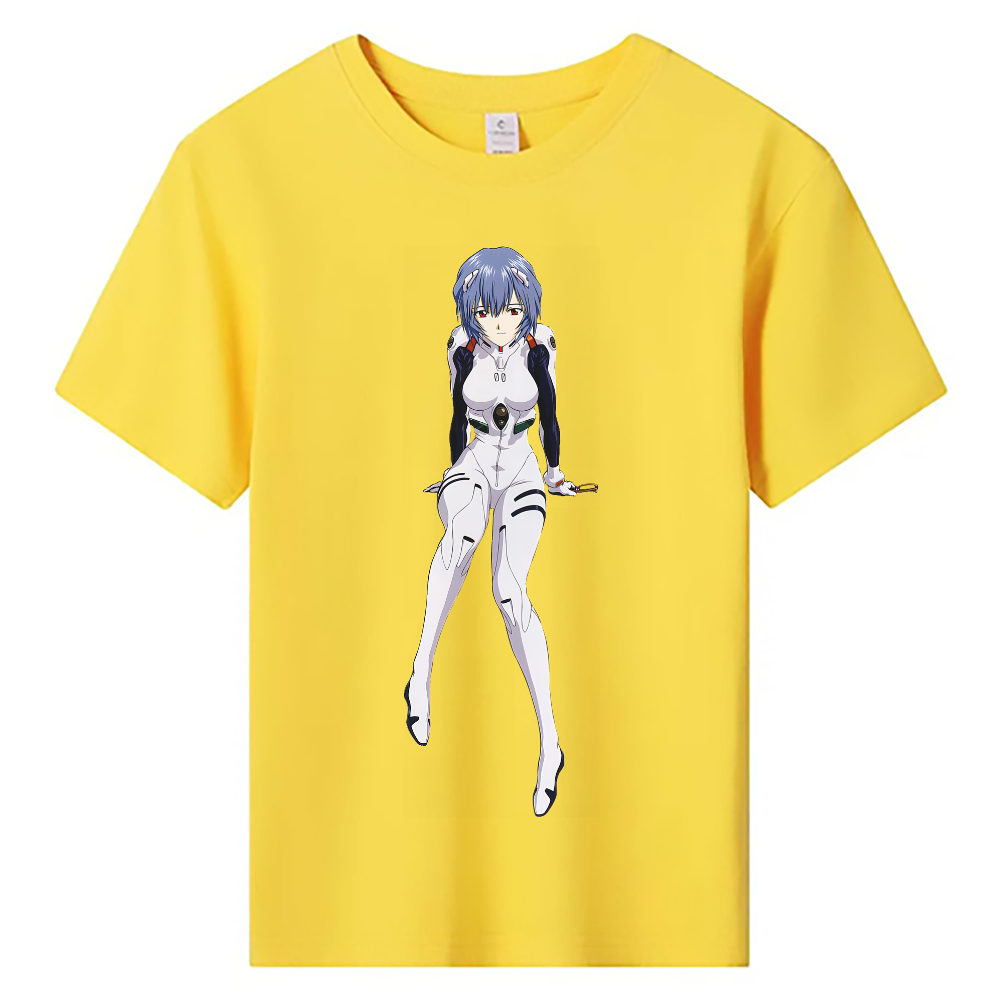 （画像用） EVA 新世紀エヴァンゲリオン 綿100％キッズTシャツ（フロントプリント）