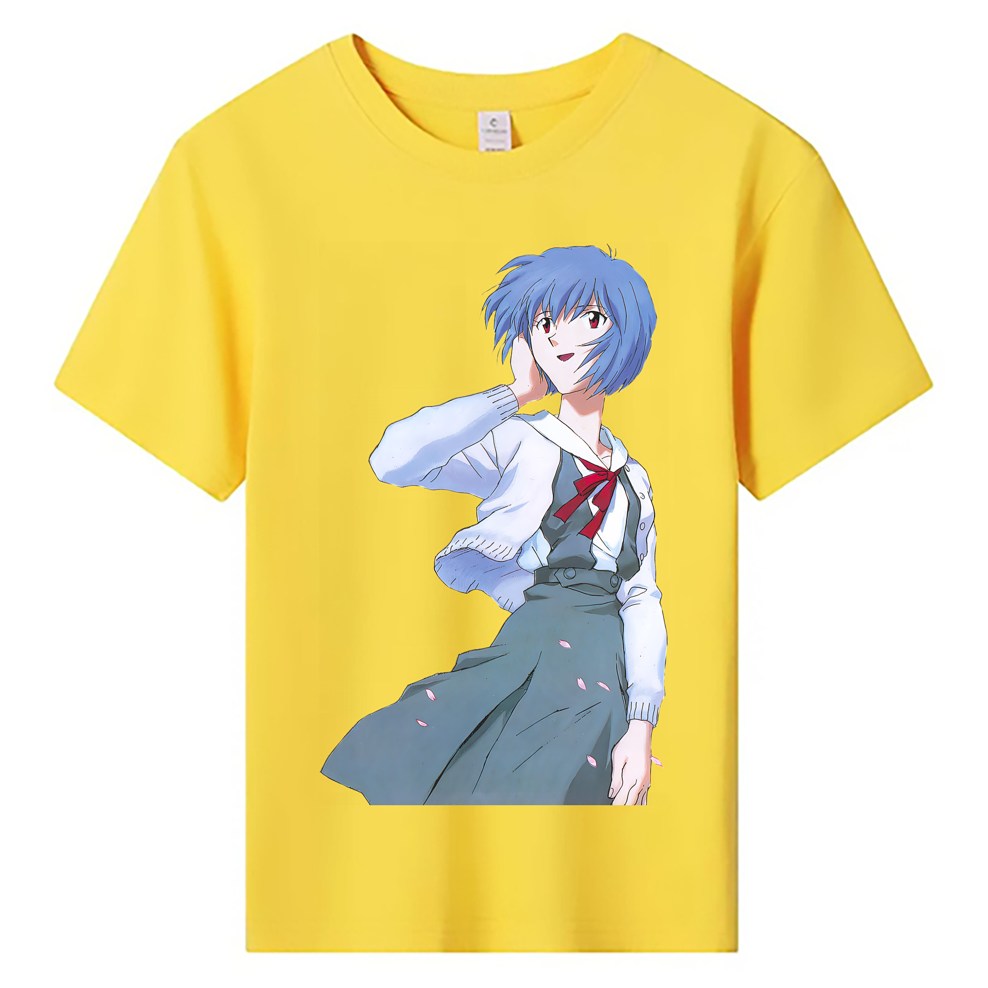 （画像用） EVA 新世紀エヴァンゲリオン 綿100％キッズTシャツ（フロントプリント）