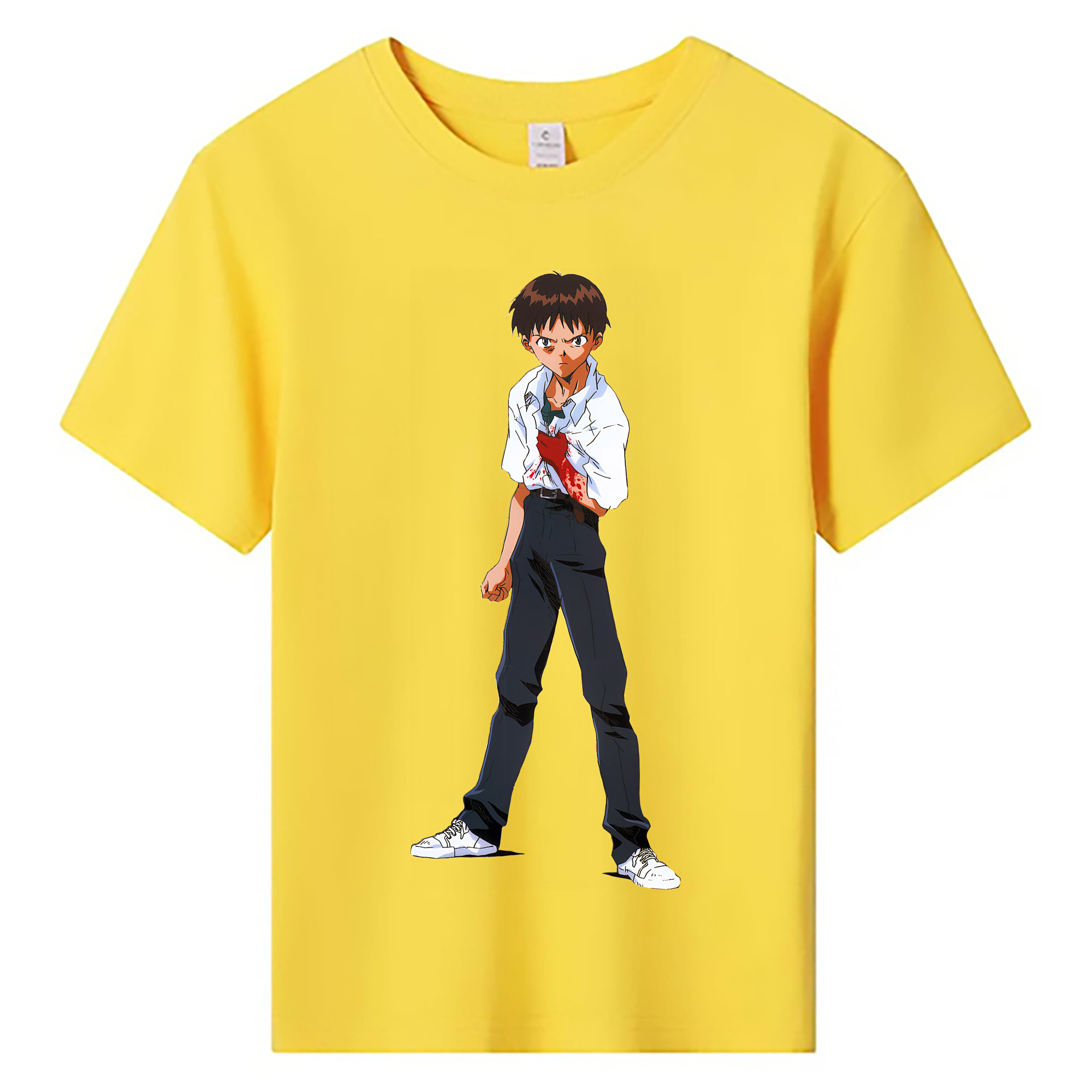 （画像用） EVA 新世紀エヴァンゲリオン 綿100％キッズTシャツ（フロントプリント）