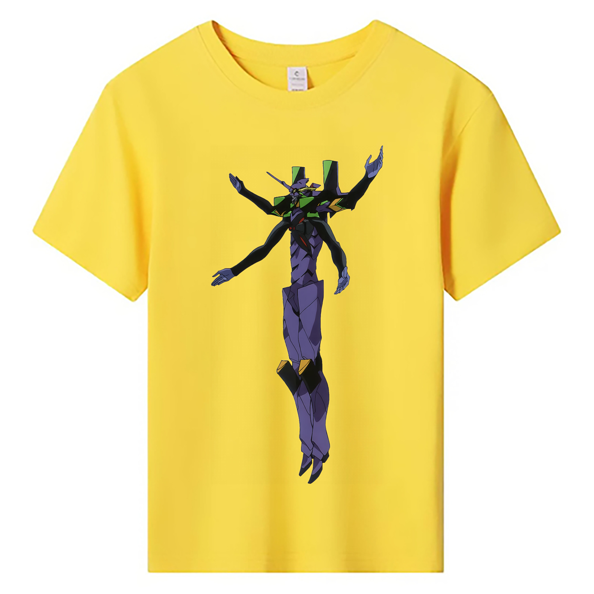 （画像用） EVA 新世紀エヴァンゲリオン 綿100％キッズTシャツ（フロントプリント）