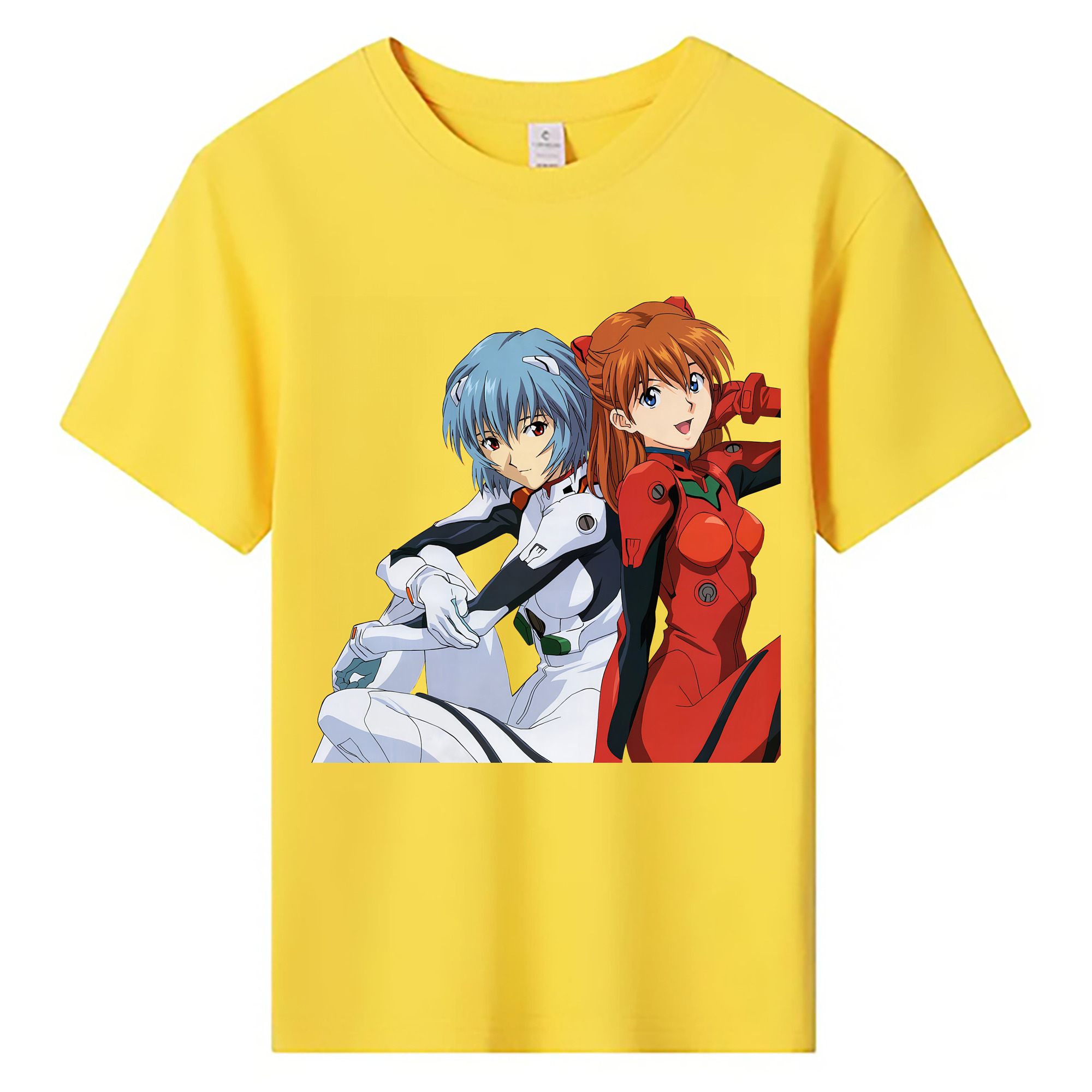 （画像用） EVA 新世紀エヴァンゲリオン 綿100％キッズTシャツ（フロントプリント）