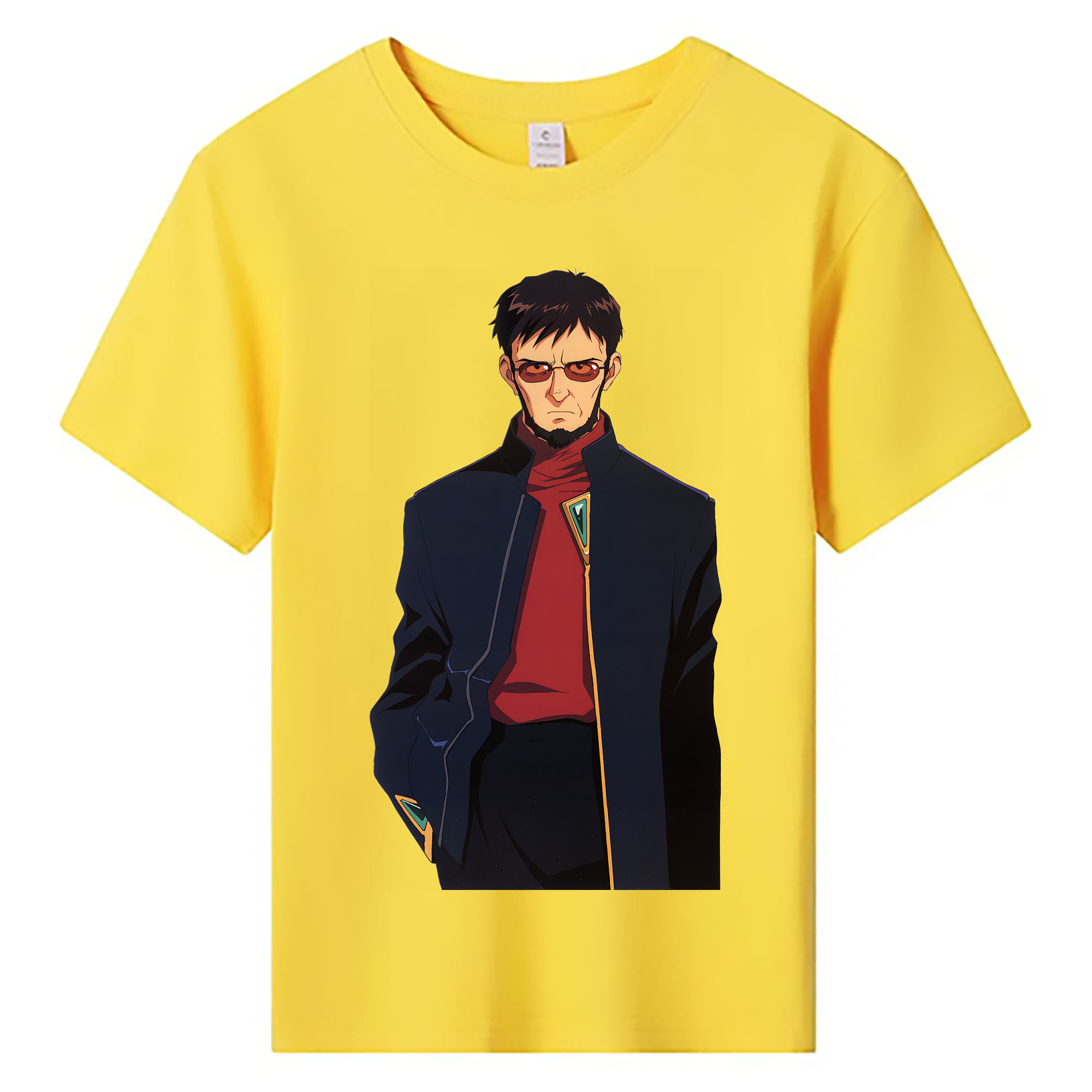 （画像用） EVA 新世紀エヴァンゲリオン 綿100％キッズTシャツ（フロントプリント）