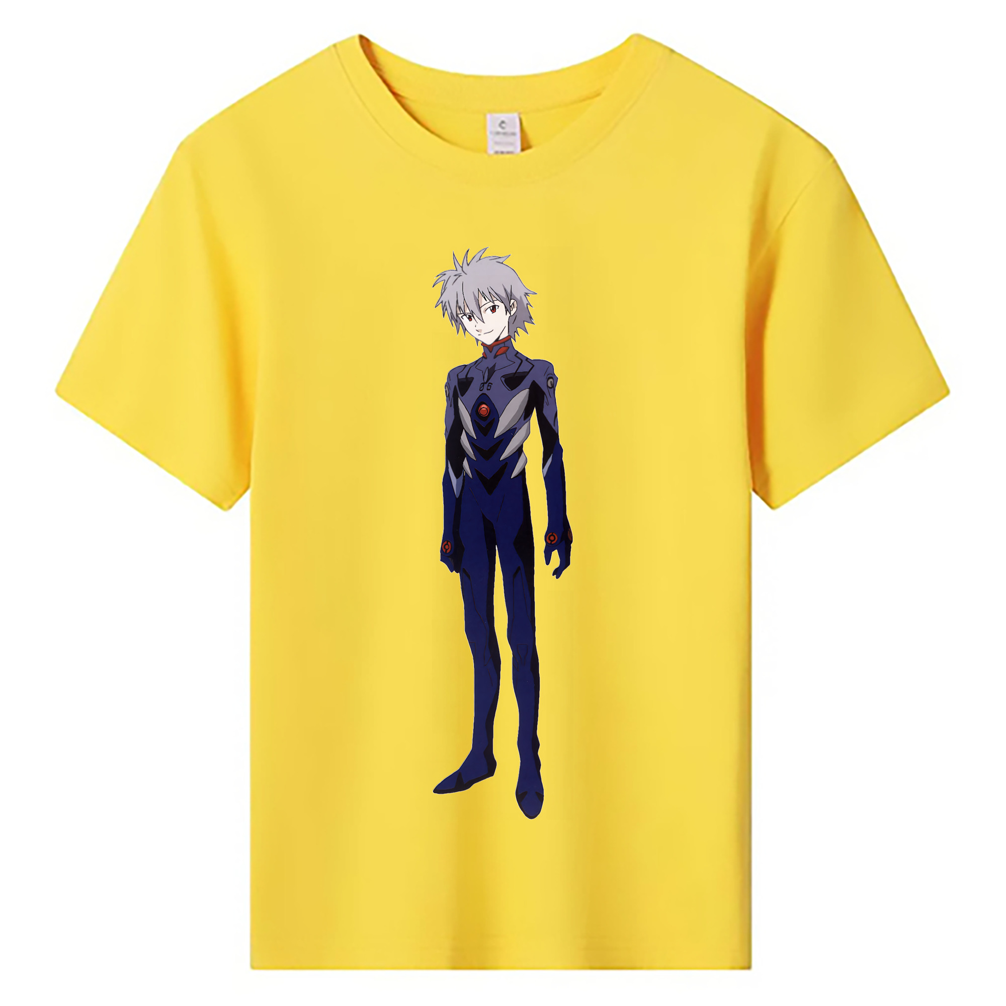 （画像用） EVA 新世紀エヴァンゲリオン 綿100％キッズTシャツ（フロントプリント）