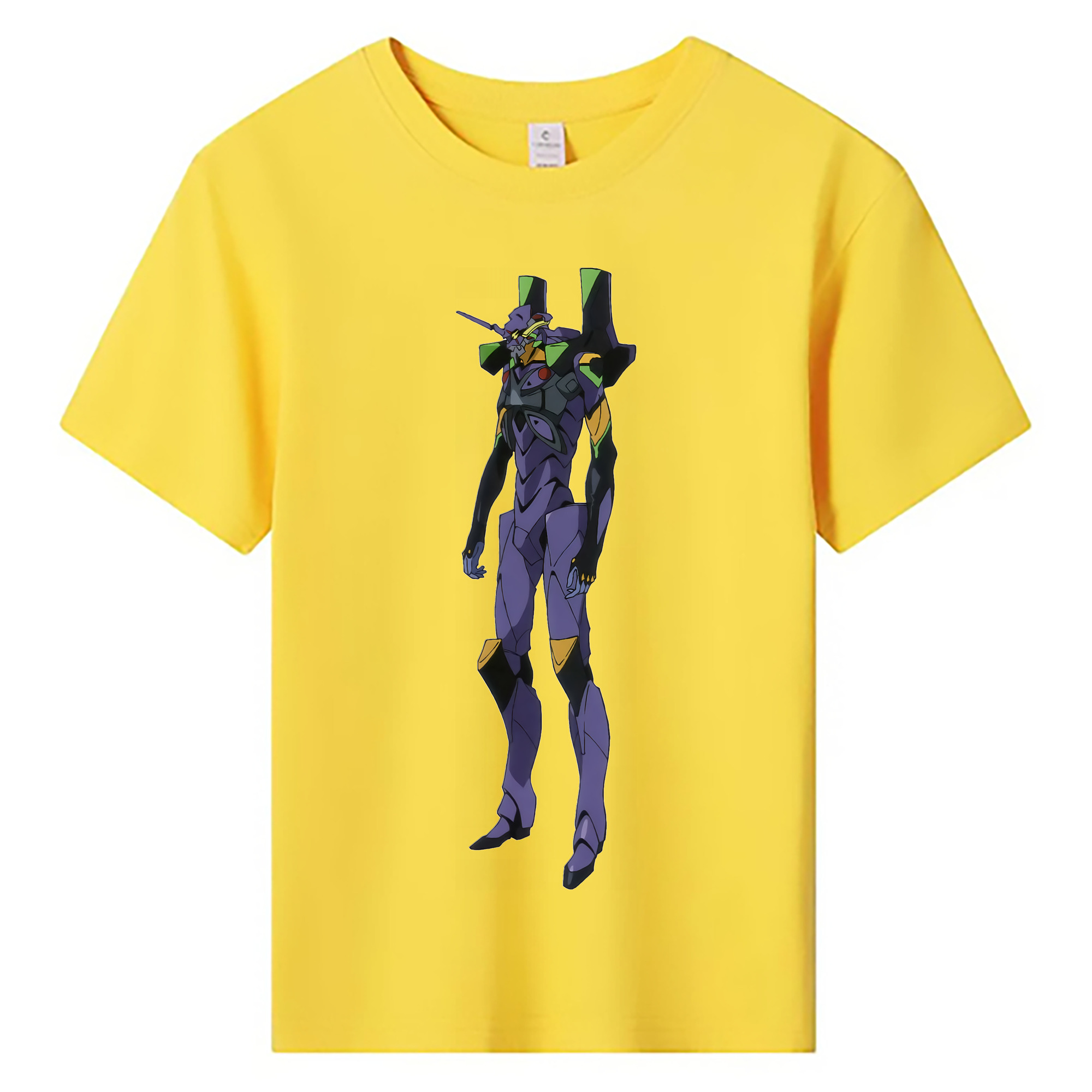 （画像用） EVA 新世紀エヴァンゲリオン 綿100％キッズTシャツ（フロントプリント）