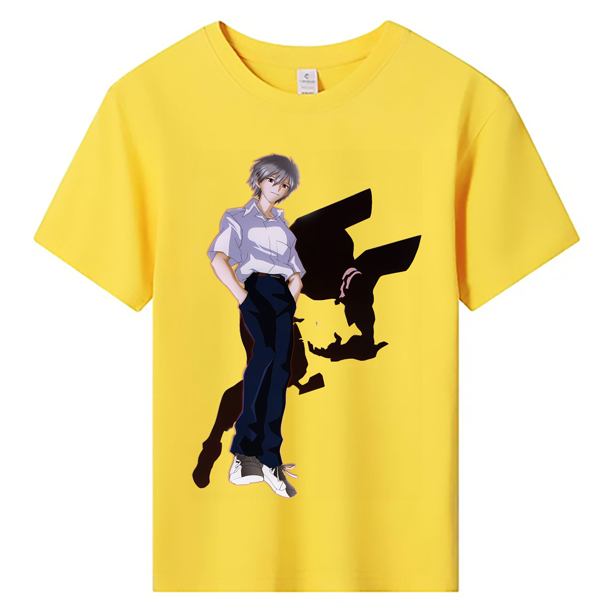 （画像用） EVA 新世紀エヴァンゲリオン 綿100％キッズTシャツ（フロントプリント）