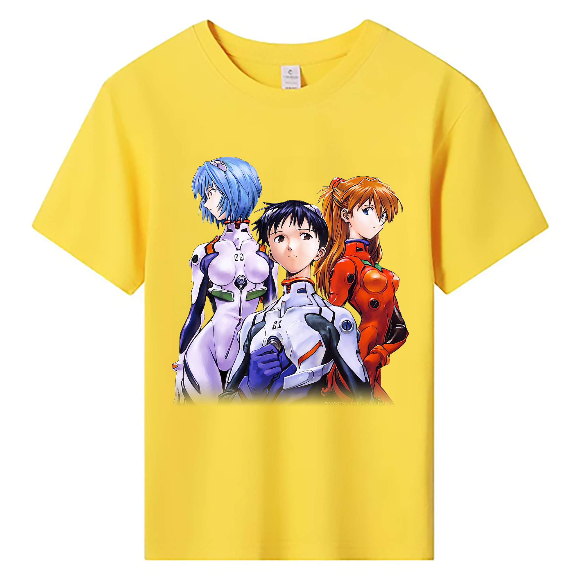 （画像用） EVA 新世紀エヴァンゲリオン 綿100％キッズTシャツ（フロントプリント）