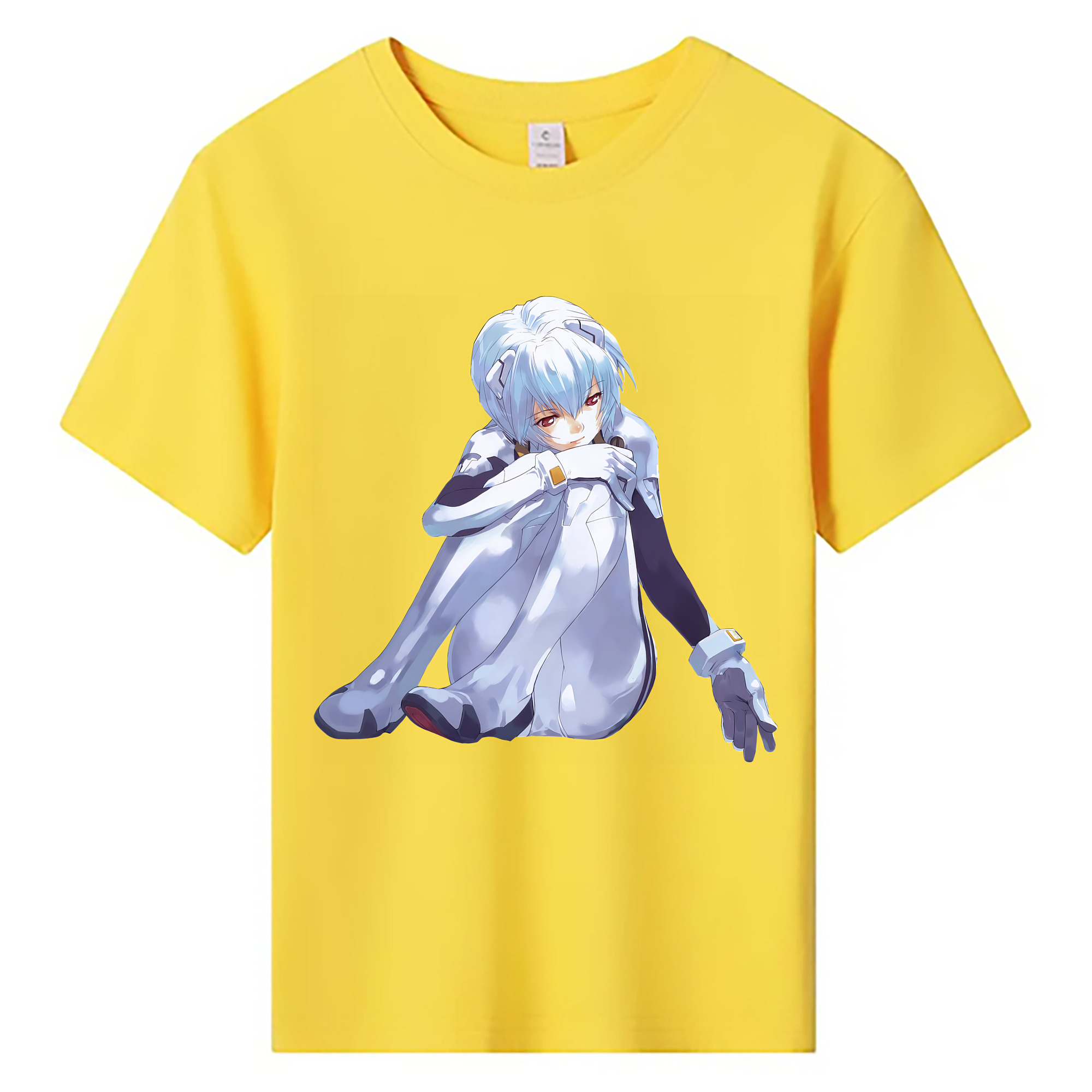 （画像用） EVA 新世紀エヴァンゲリオン 綿100％キッズTシャツ（フロントプリント）