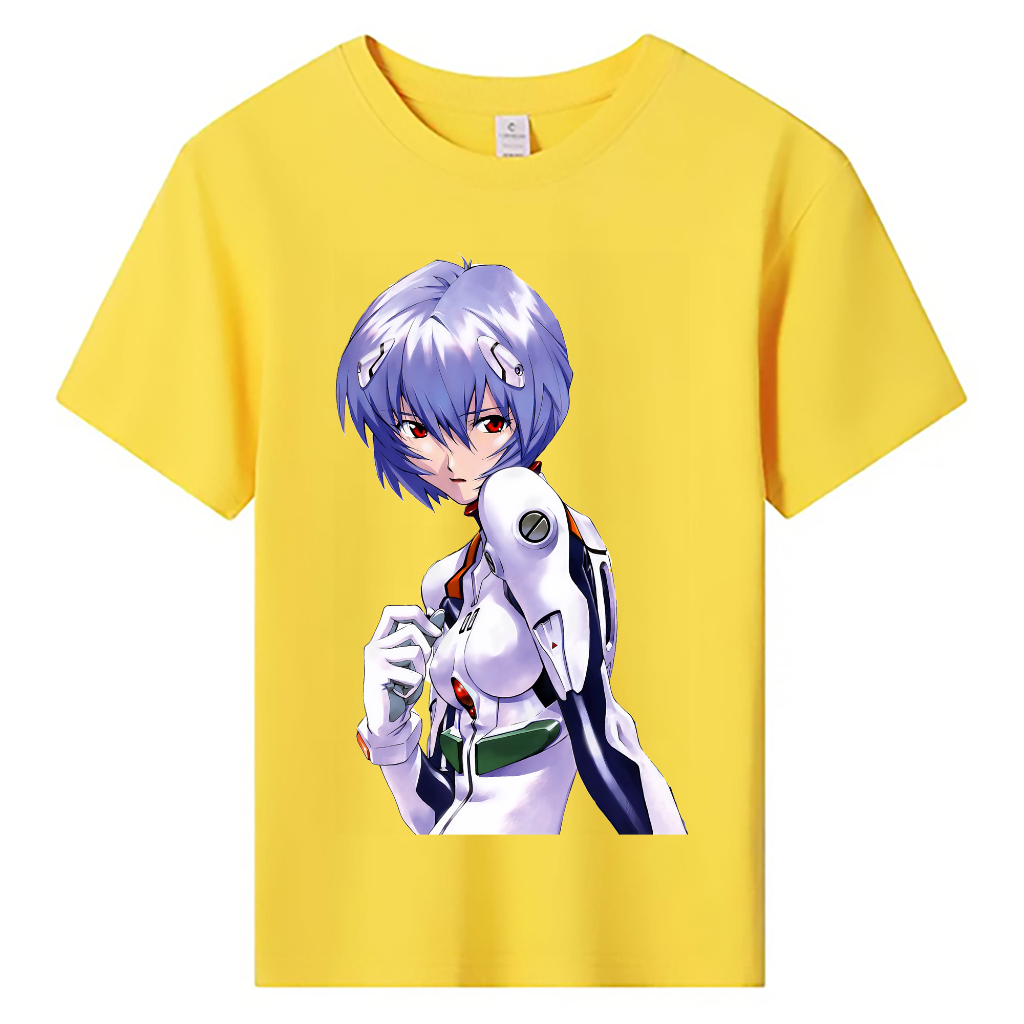 （画像用） EVA 新世紀エヴァンゲリオン 綿100％キッズTシャツ（フロントプリント）