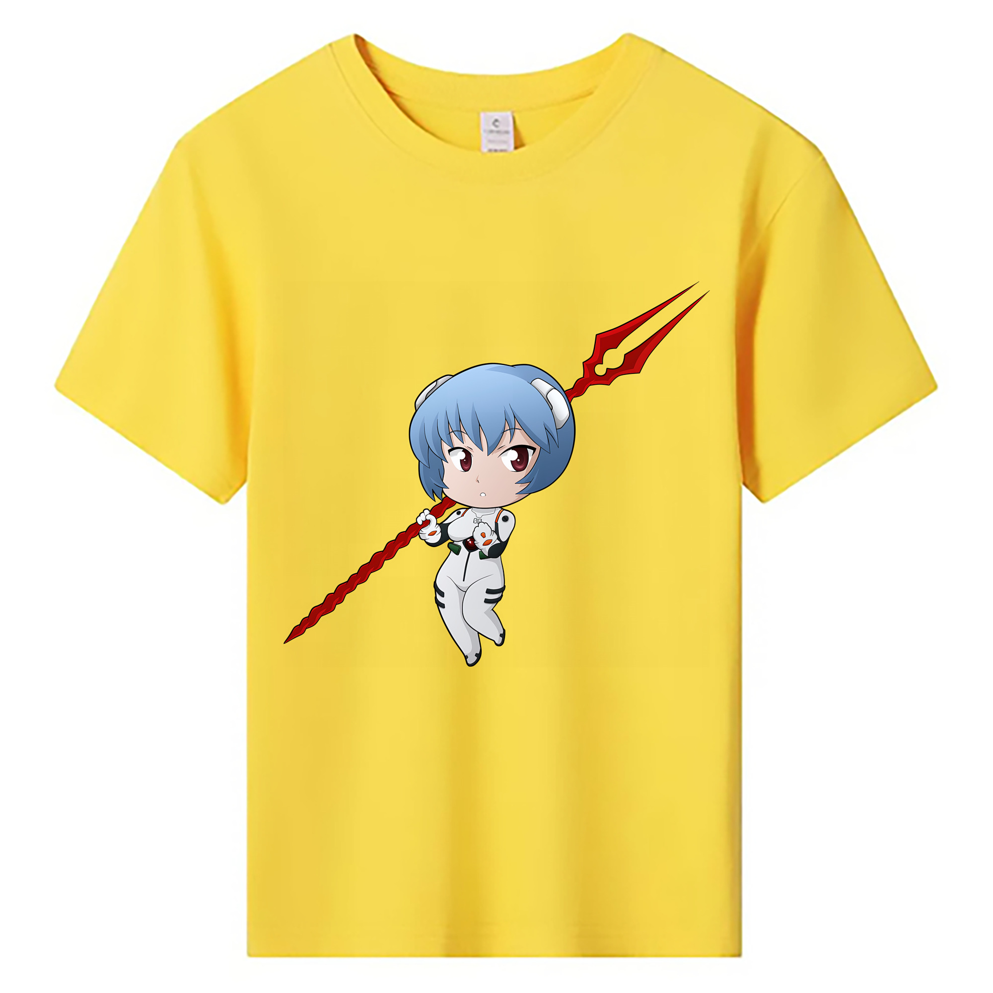 （画像用） EVA 新世紀エヴァンゲリオン 綿100％キッズTシャツ（フロントプリント）