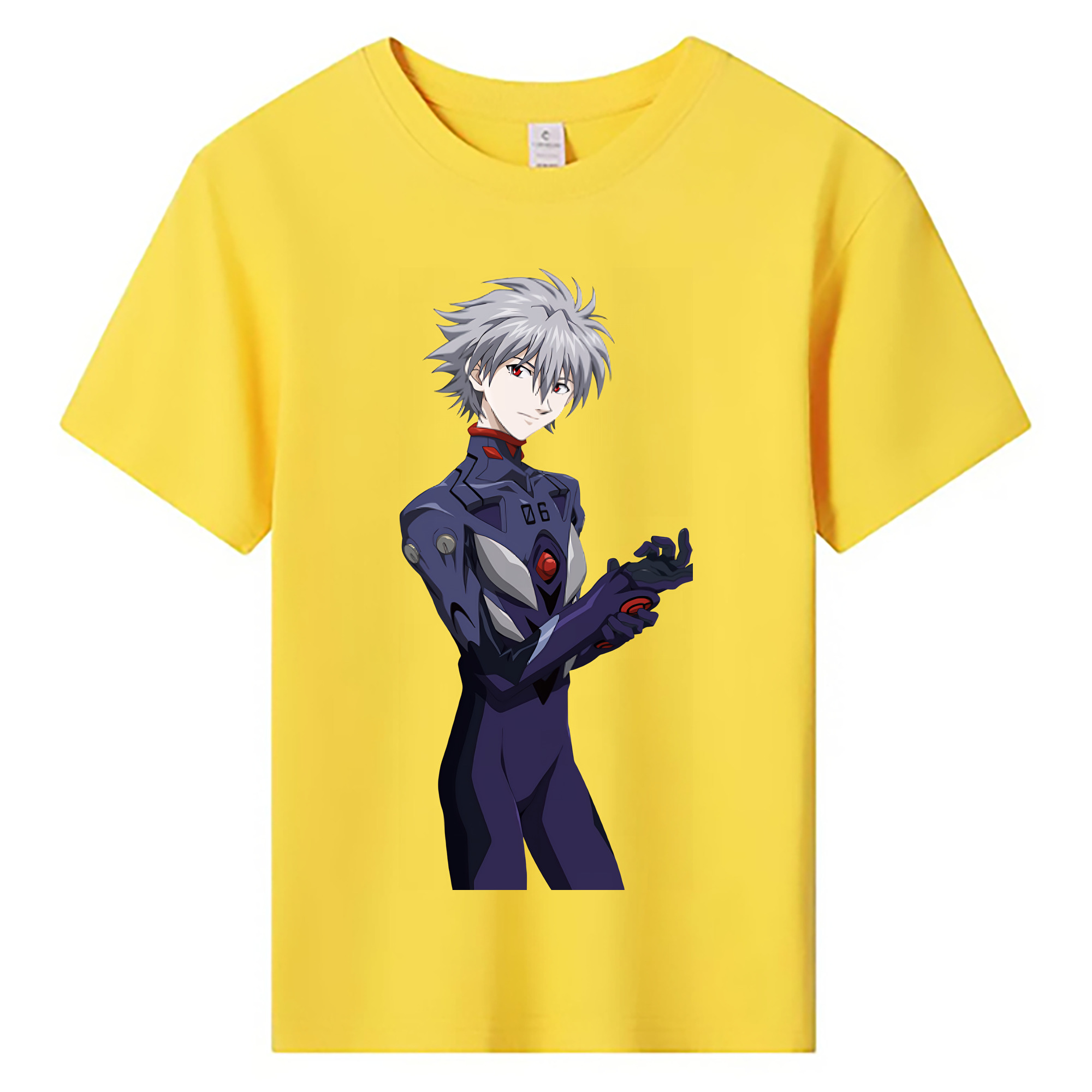 （画像用） EVA 新世紀エヴァンゲリオン 綿100％キッズTシャツ（フロントプリント）