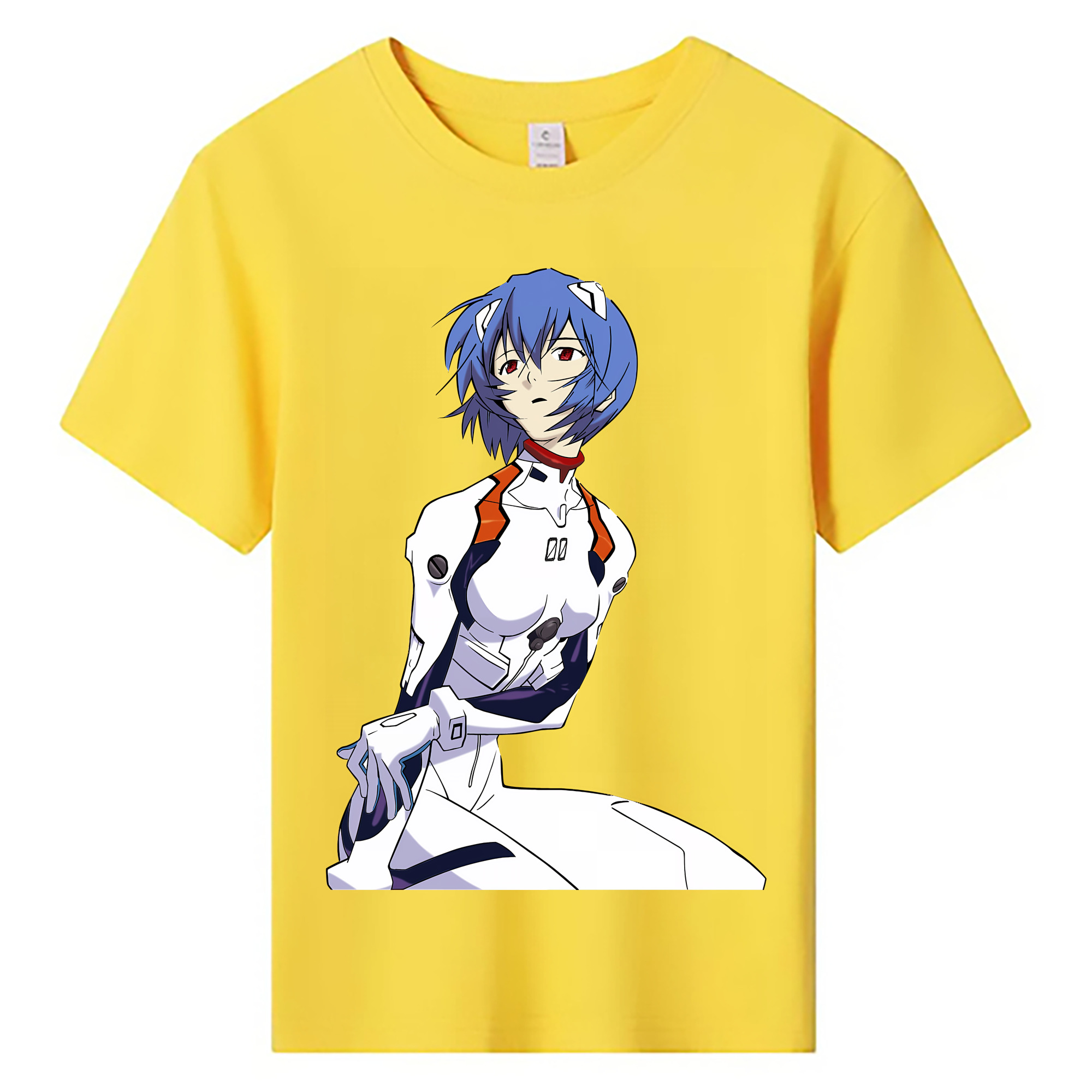 （画像用） EVA 新世紀エヴァンゲリオン 綿100％キッズTシャツ（フロントプリント）