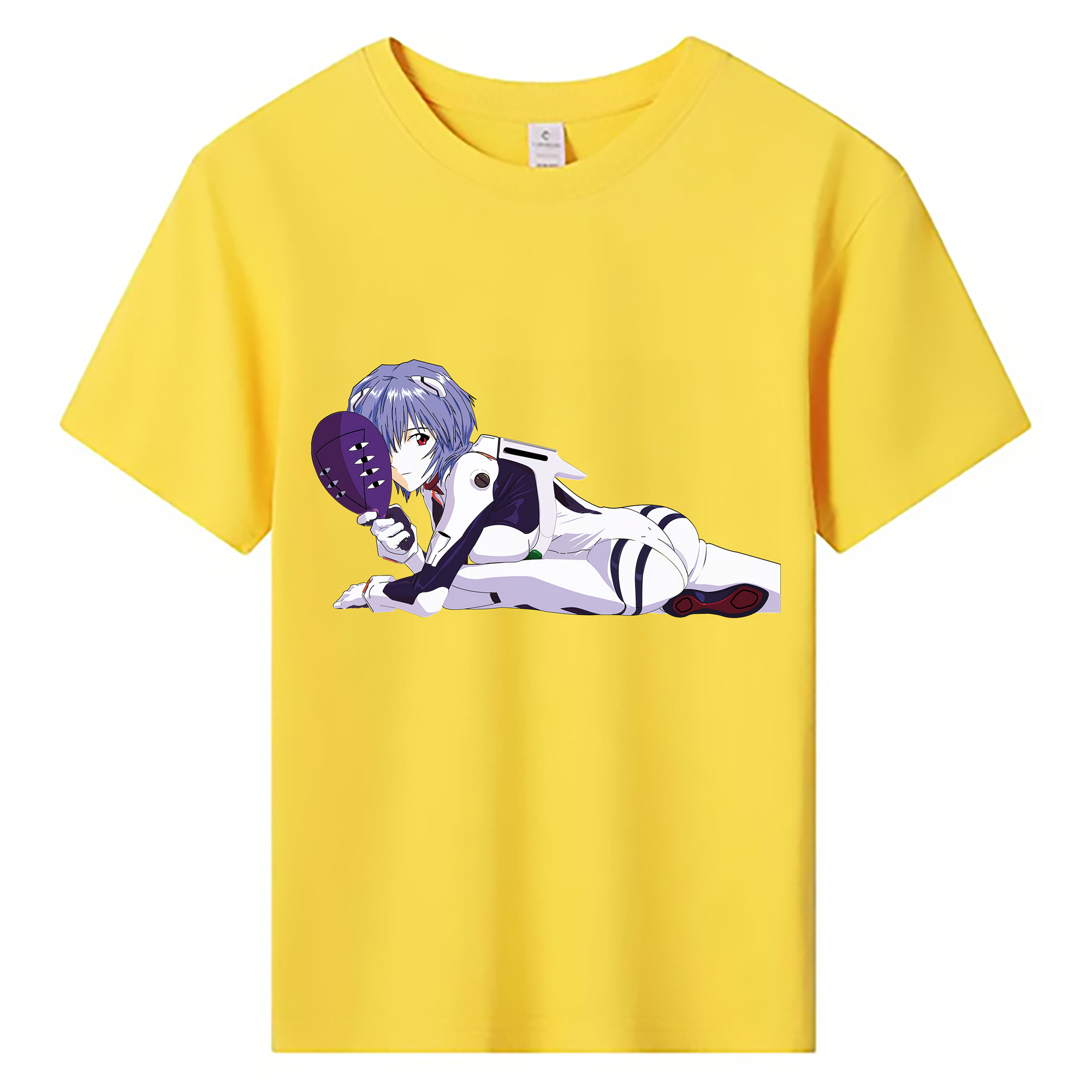 （画像用） EVA 新世紀エヴァンゲリオン 綿100％キッズTシャツ（フロントプリント）