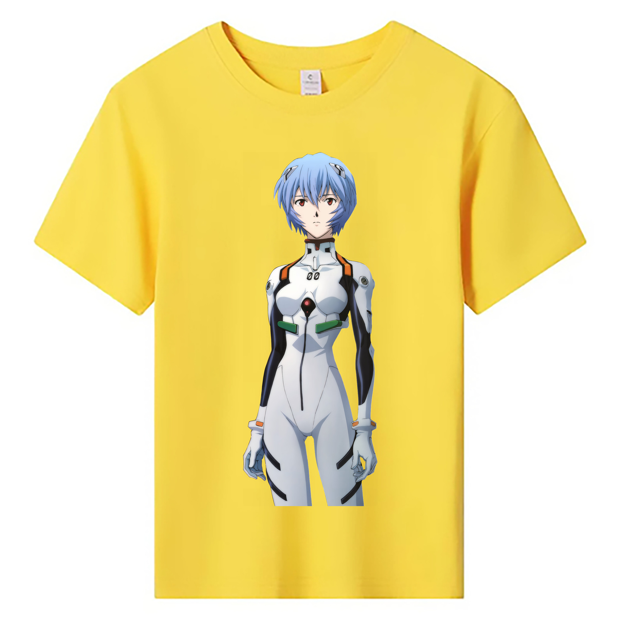 （画像用） EVA 新世紀エヴァンゲリオン 綿100％キッズTシャツ（フロントプリント）