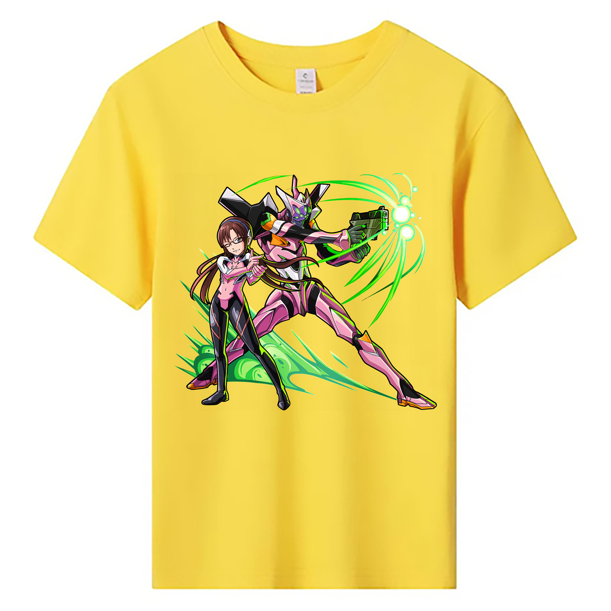 （画像用） EVA 新世紀エヴァンゲリオン 綿100％キッズTシャツ（フロントプリント）