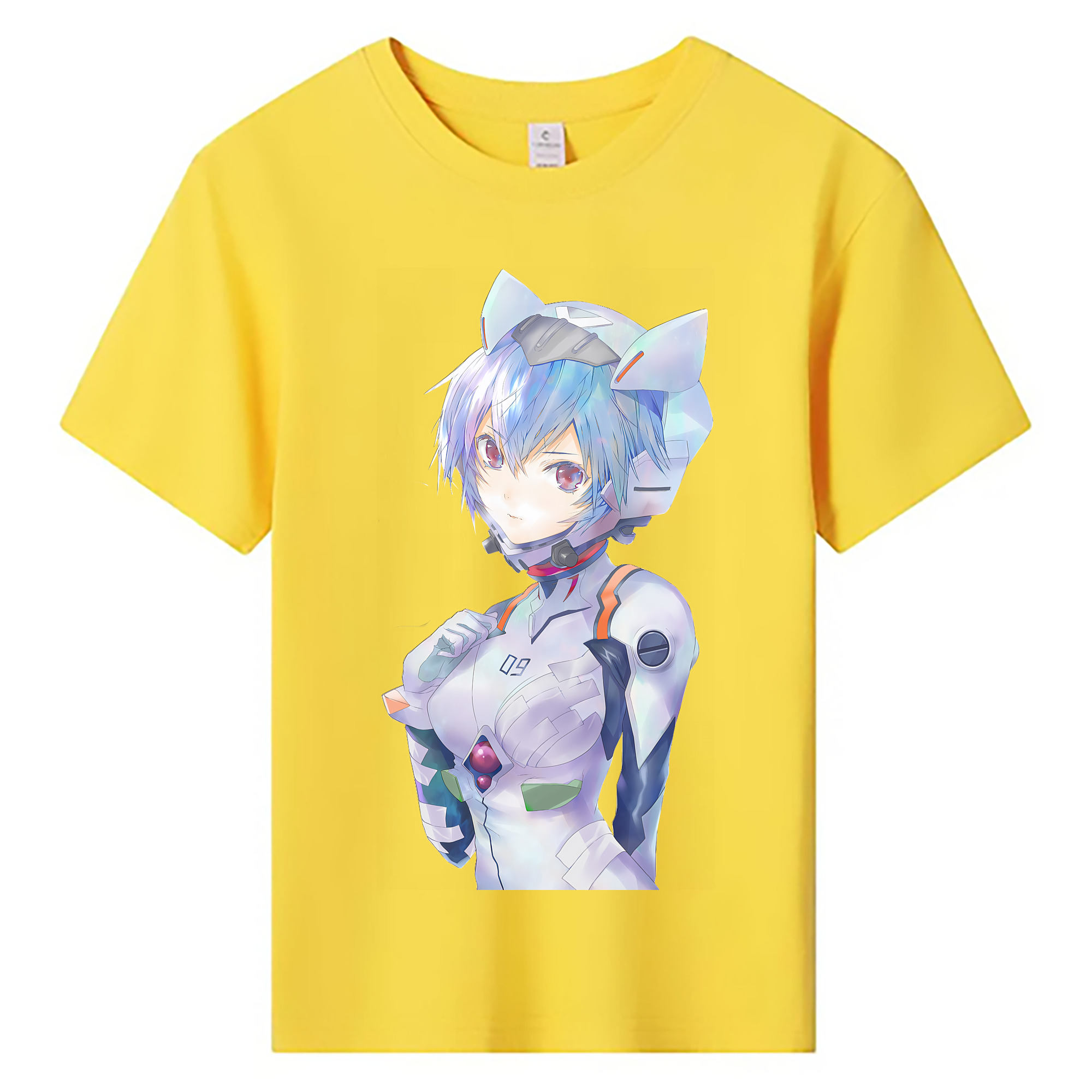 （画像用） EVA 新世紀エヴァンゲリオン 綿100％キッズTシャツ（フロントプリント）