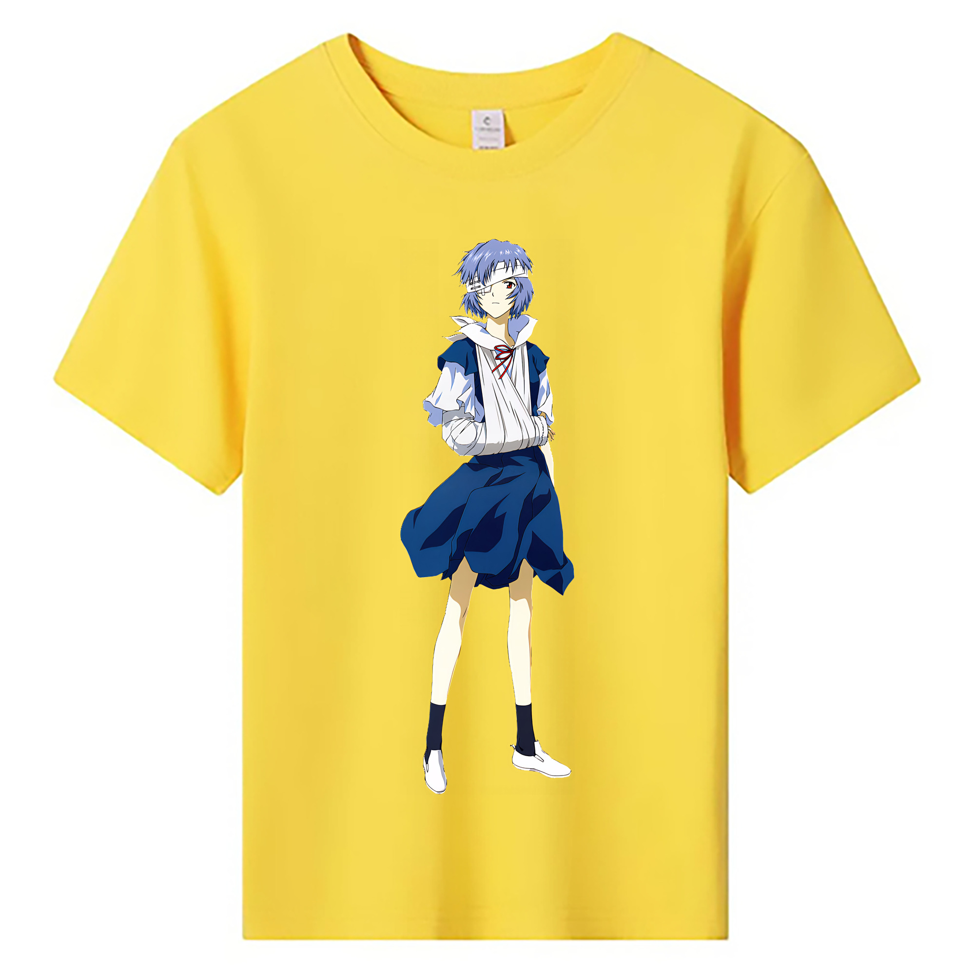 （画像用） EVA 新世紀エヴァンゲリオン 綿100％キッズTシャツ（フロントプリント）