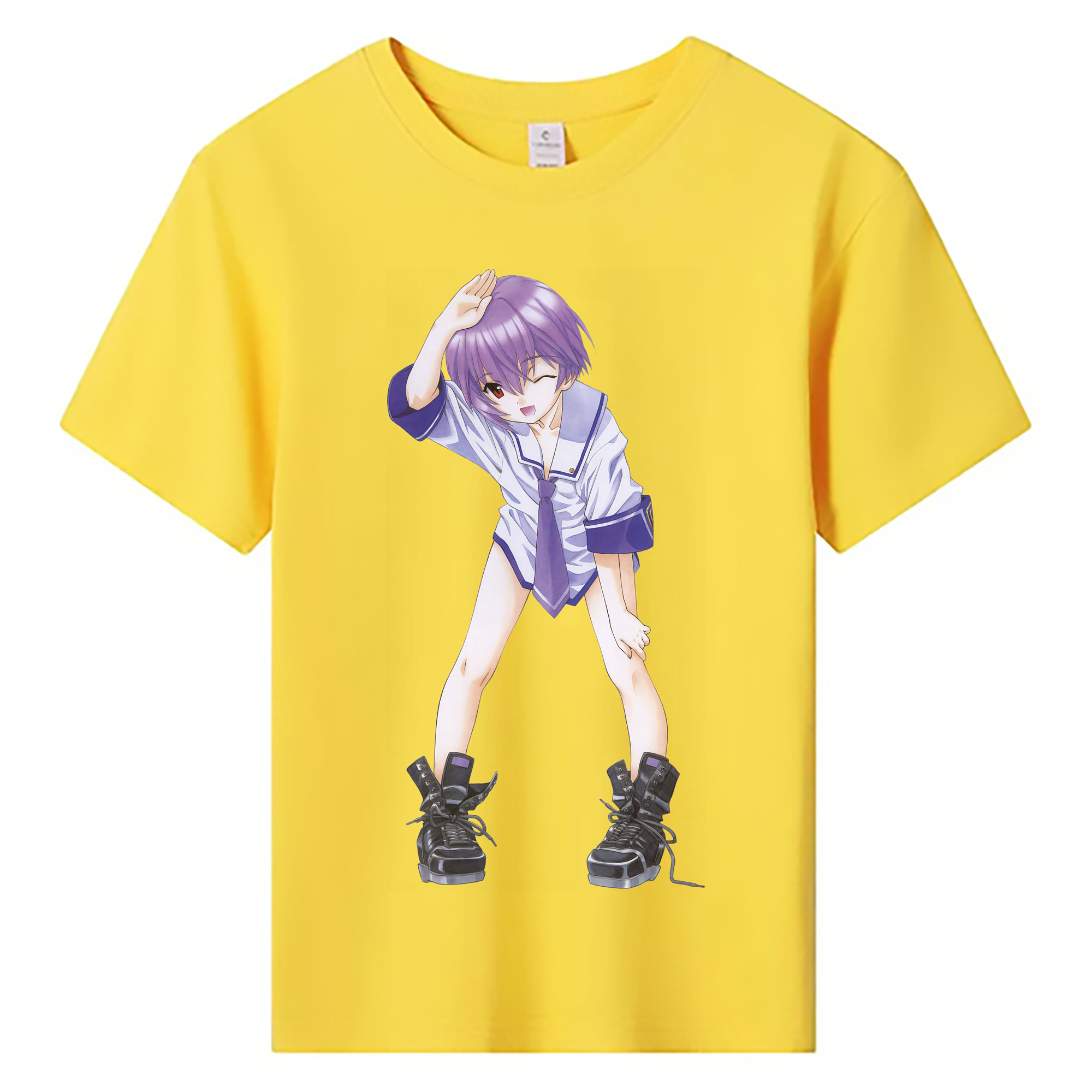 （画像用） EVA 新世紀エヴァンゲリオン 綿100％キッズTシャツ（フロントプリント）