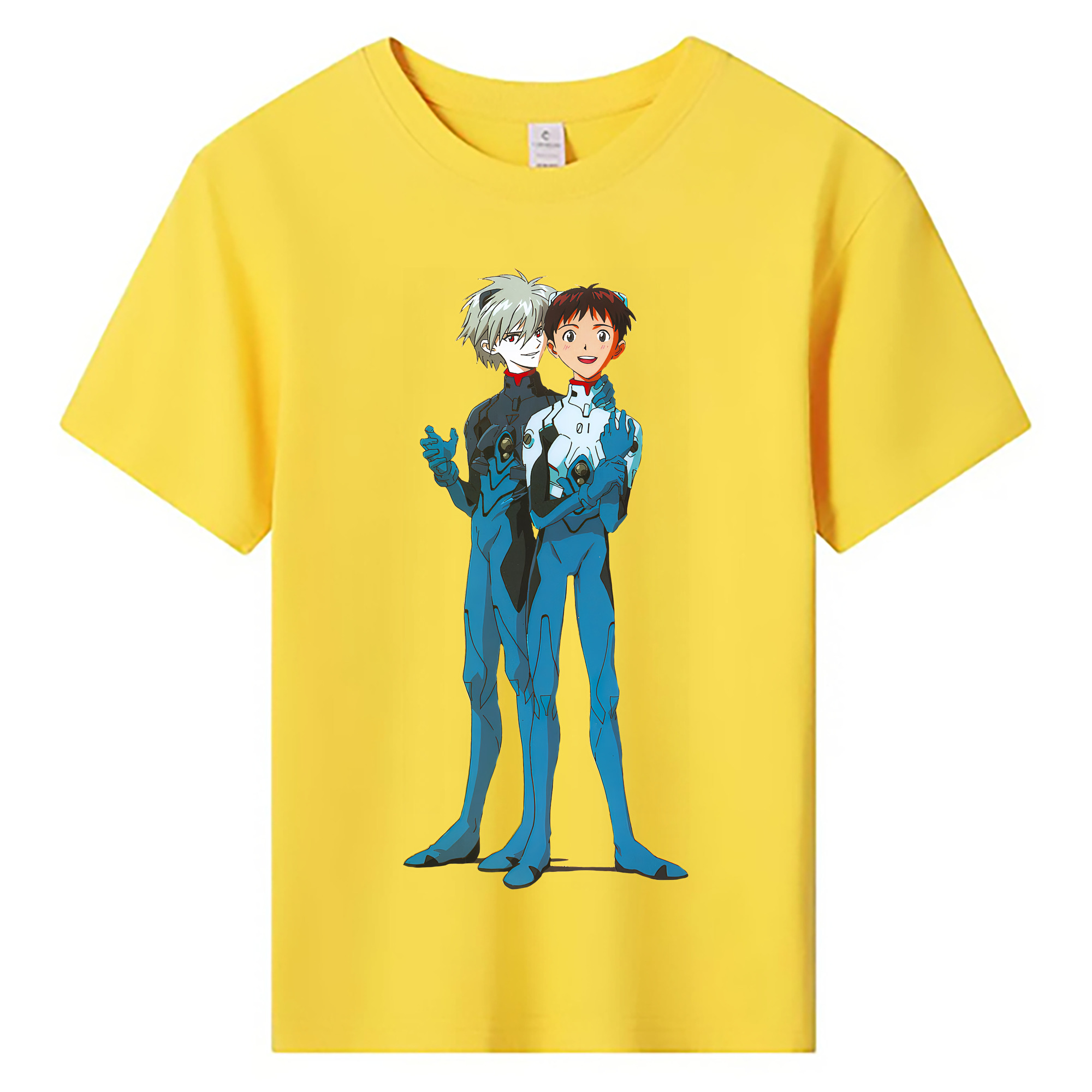 （画像用） EVA 新世紀エヴァンゲリオン 綿100％キッズTシャツ（フロントプリント）