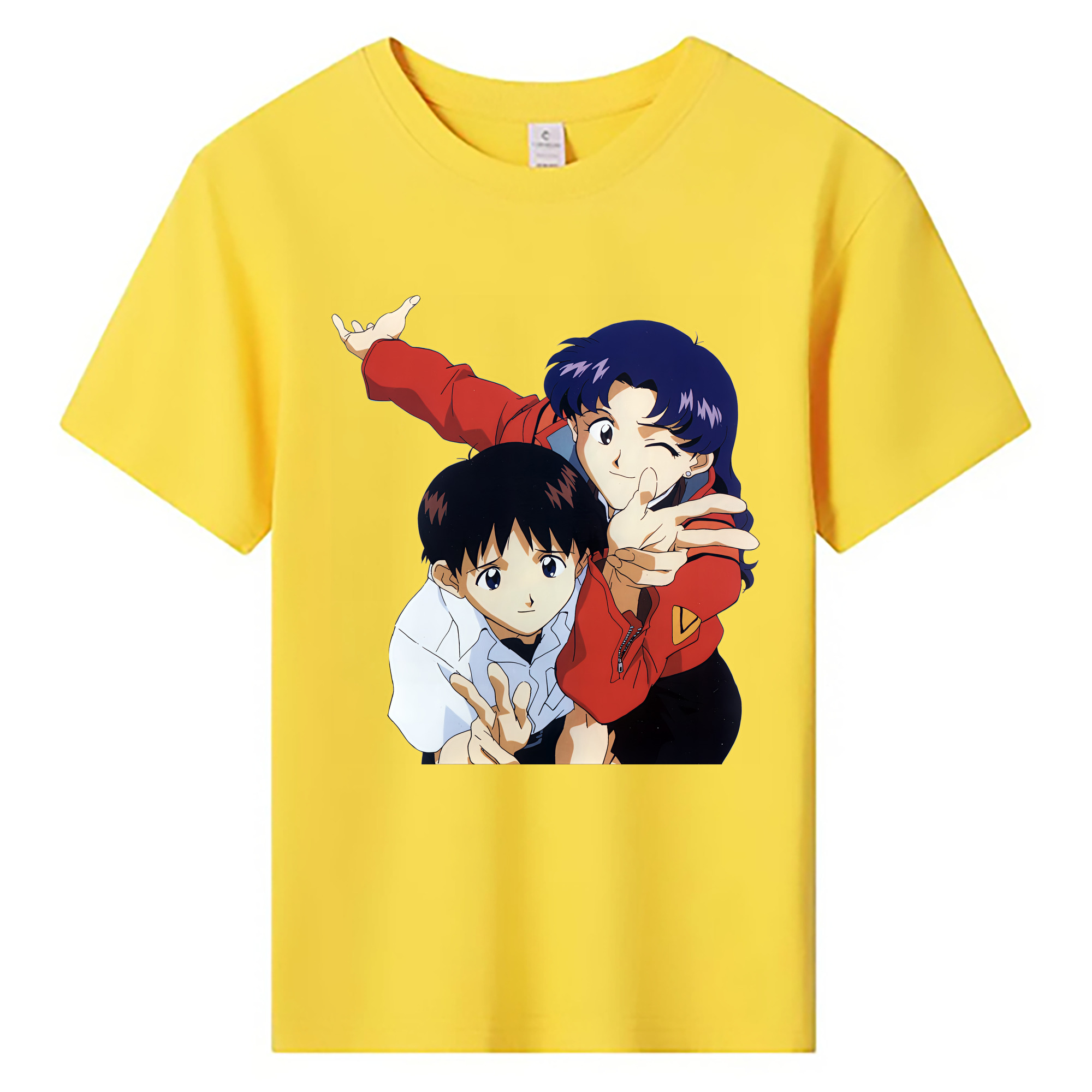 （画像用） EVA 新世紀エヴァンゲリオン 綿100％キッズTシャツ（フロントプリント）