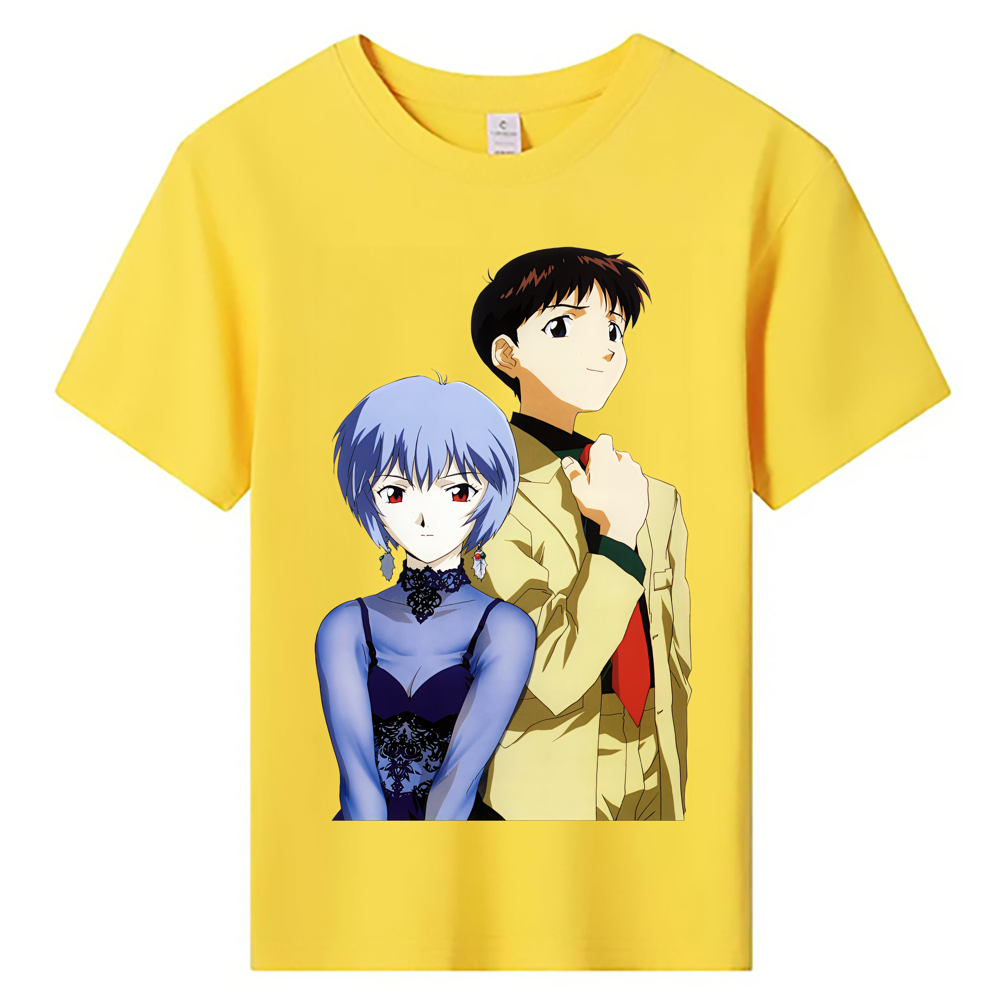 （画像用） EVA 新世紀エヴァンゲリオン 綿100％キッズTシャツ（フロントプリント）
