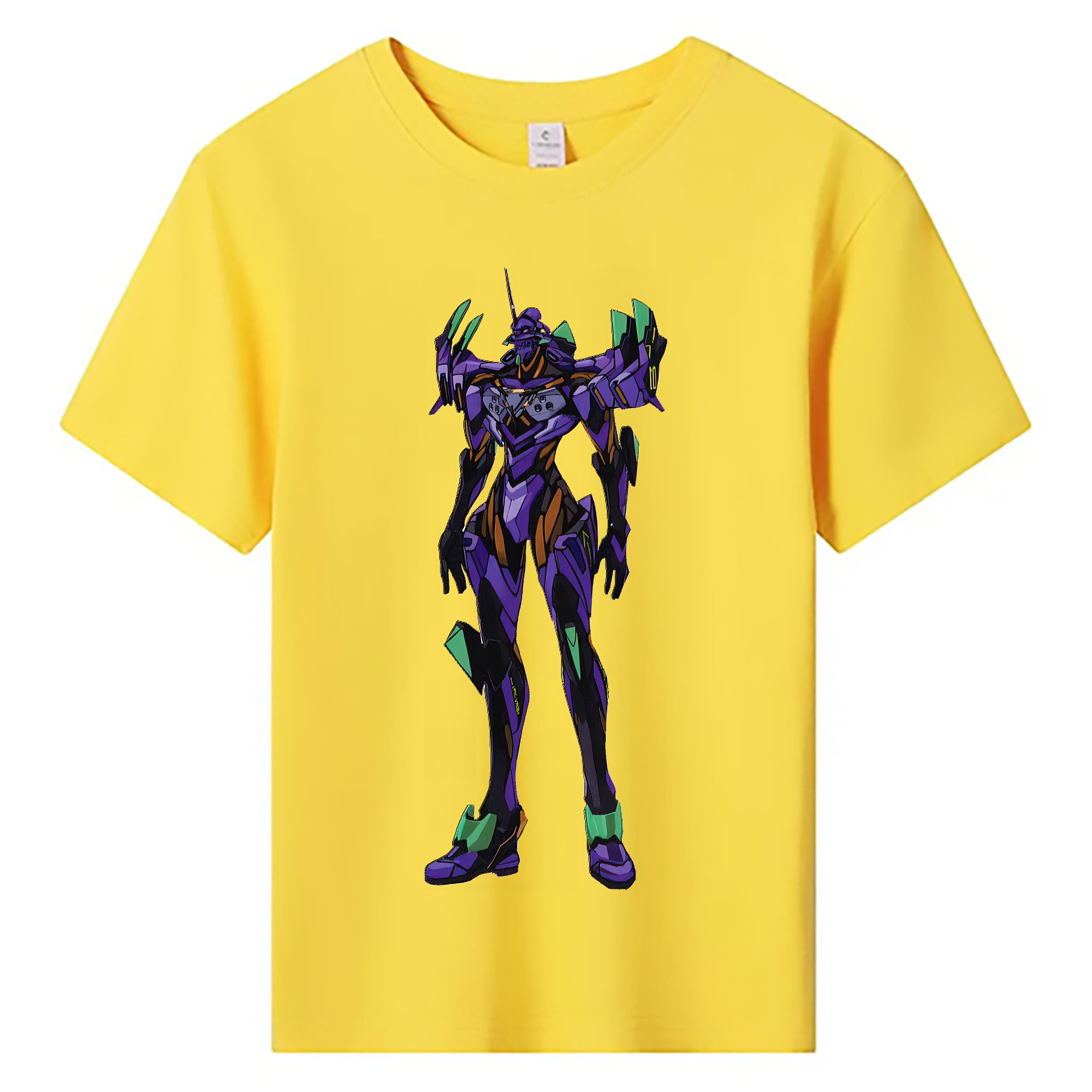 （画像用） EVA 新世紀エヴァンゲリオン 綿100％キッズTシャツ（フロントプリント）