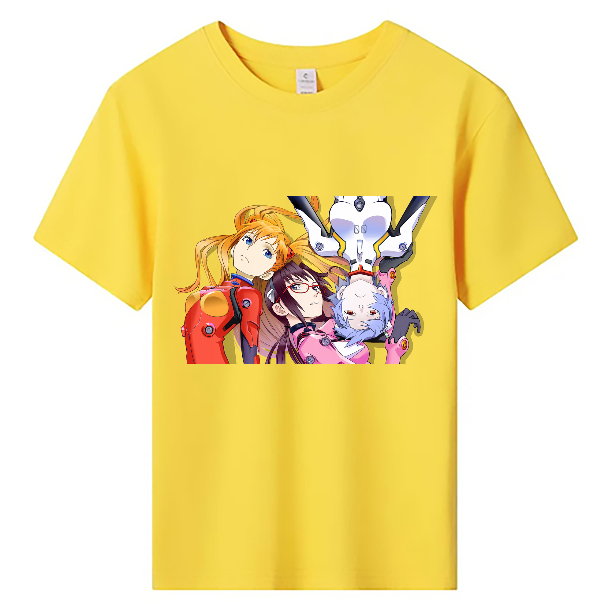 （画像用） EVA 新世紀エヴァンゲリオン 綿100％キッズTシャツ（フロントプリント）