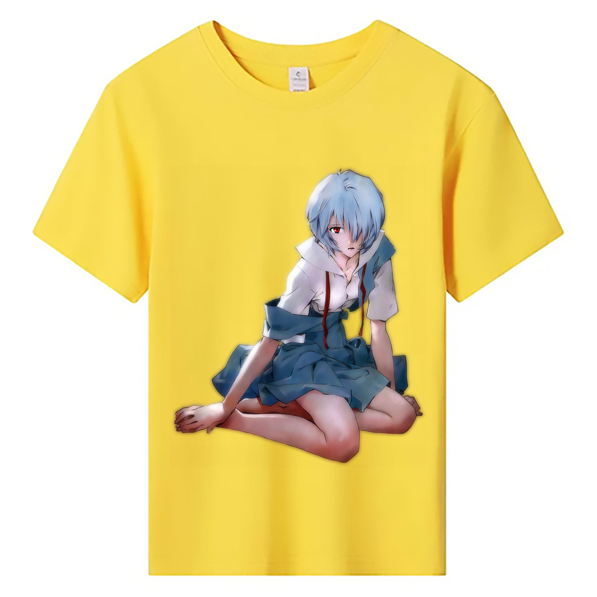 （画像用） EVA 新世紀エヴァンゲリオン 綿100％キッズTシャツ（フロントプリント）