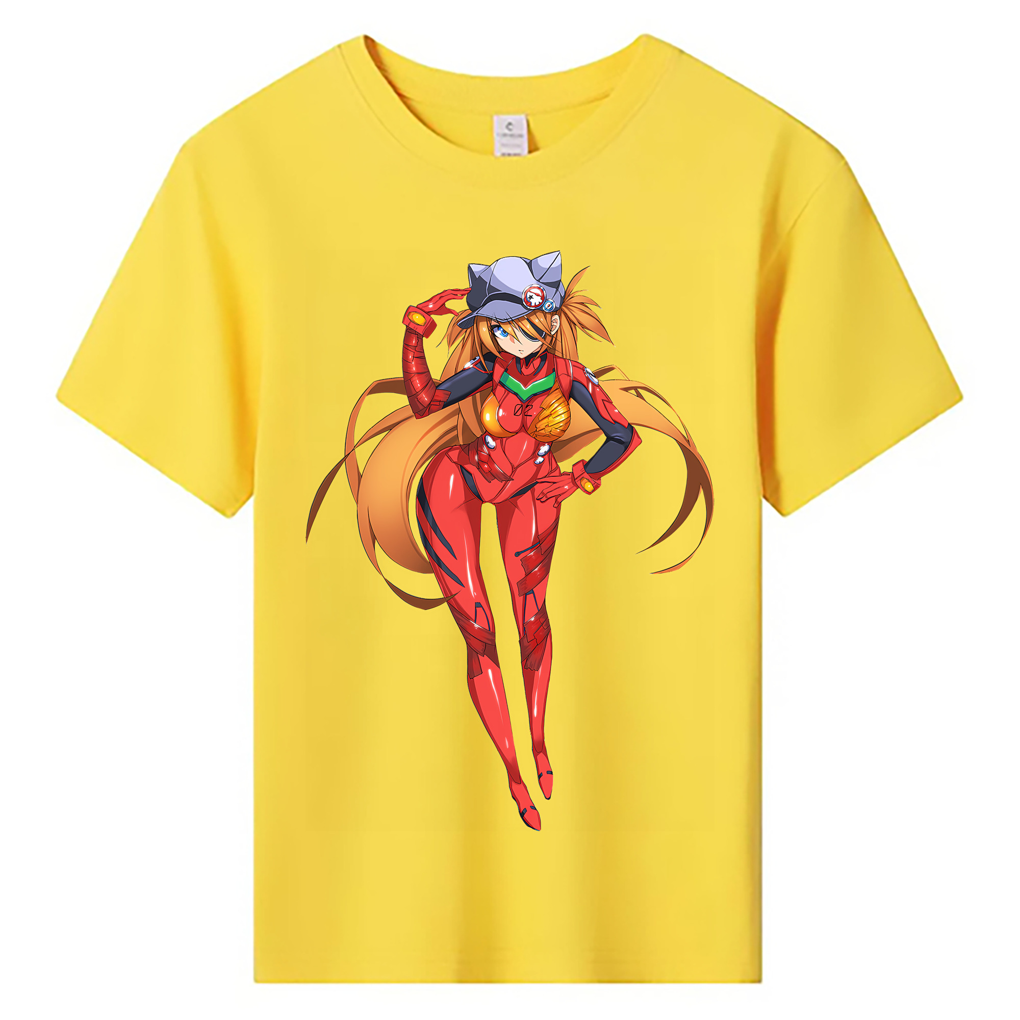 （画像用） EVA 新世紀エヴァンゲリオン 綿100％キッズTシャツ（フロントプリント）