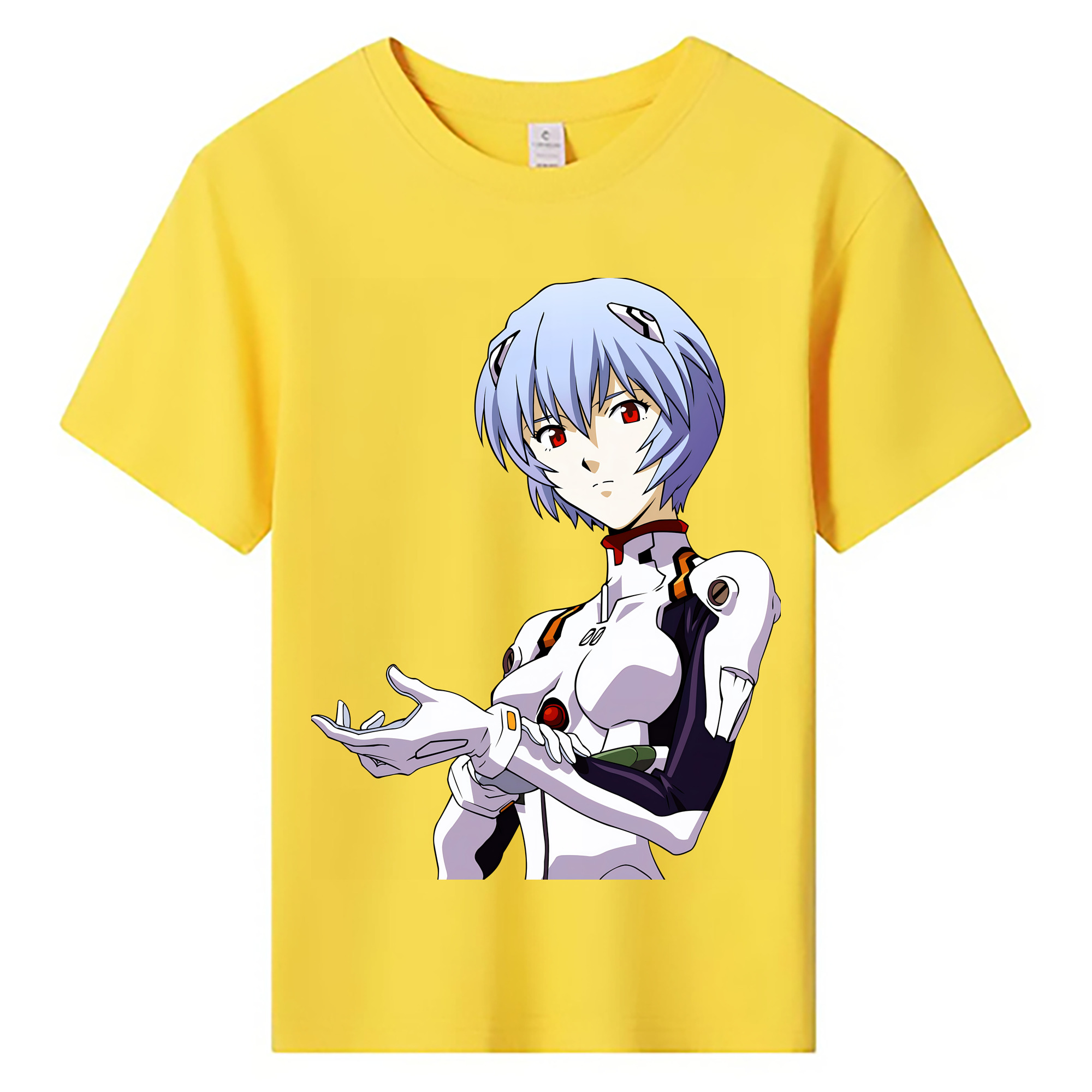（画像用） EVA 新世紀エヴァンゲリオン 綿100％キッズTシャツ（フロントプリント）