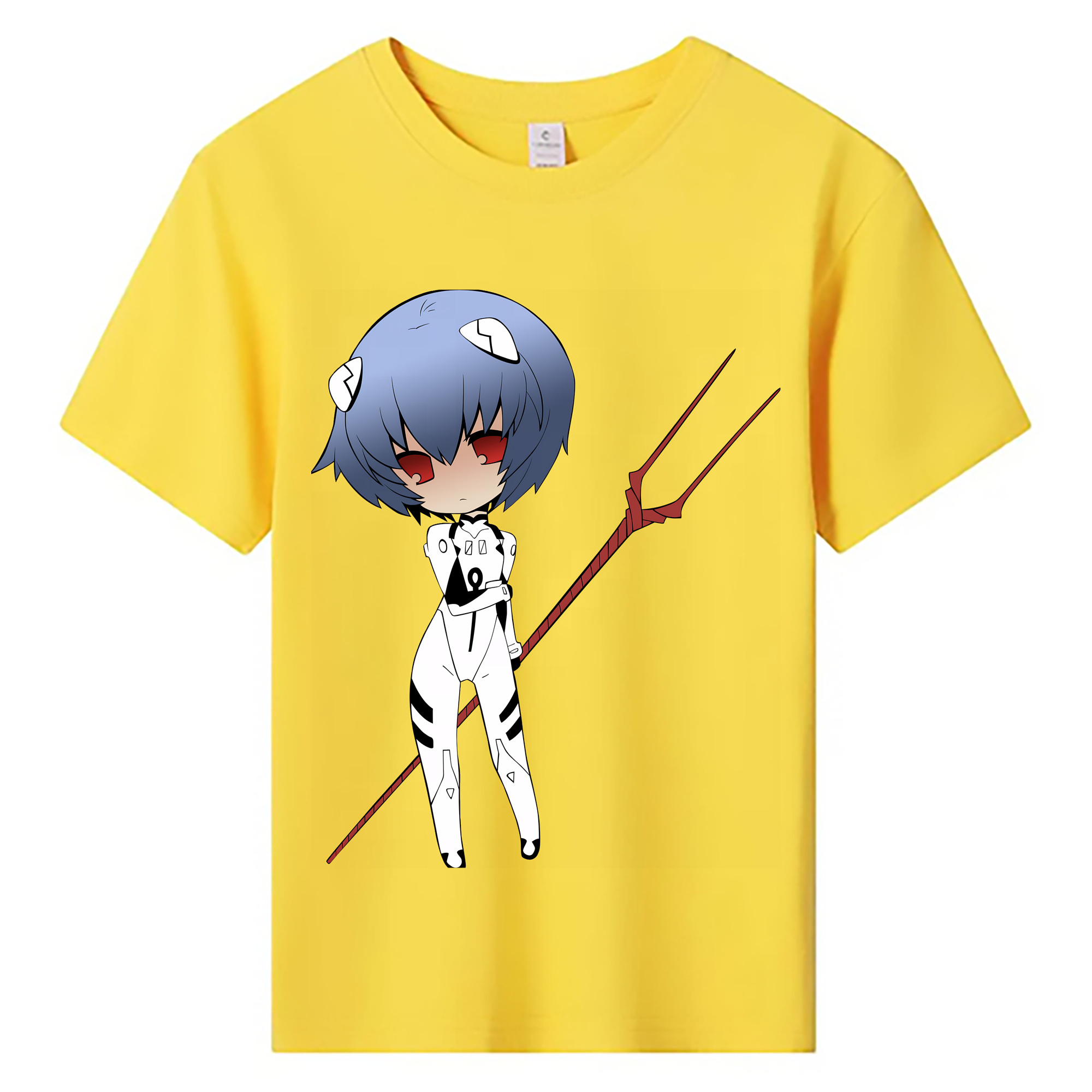 （画像用） EVA 新世紀エヴァンゲリオン 綿100％キッズTシャツ（フロントプリント）