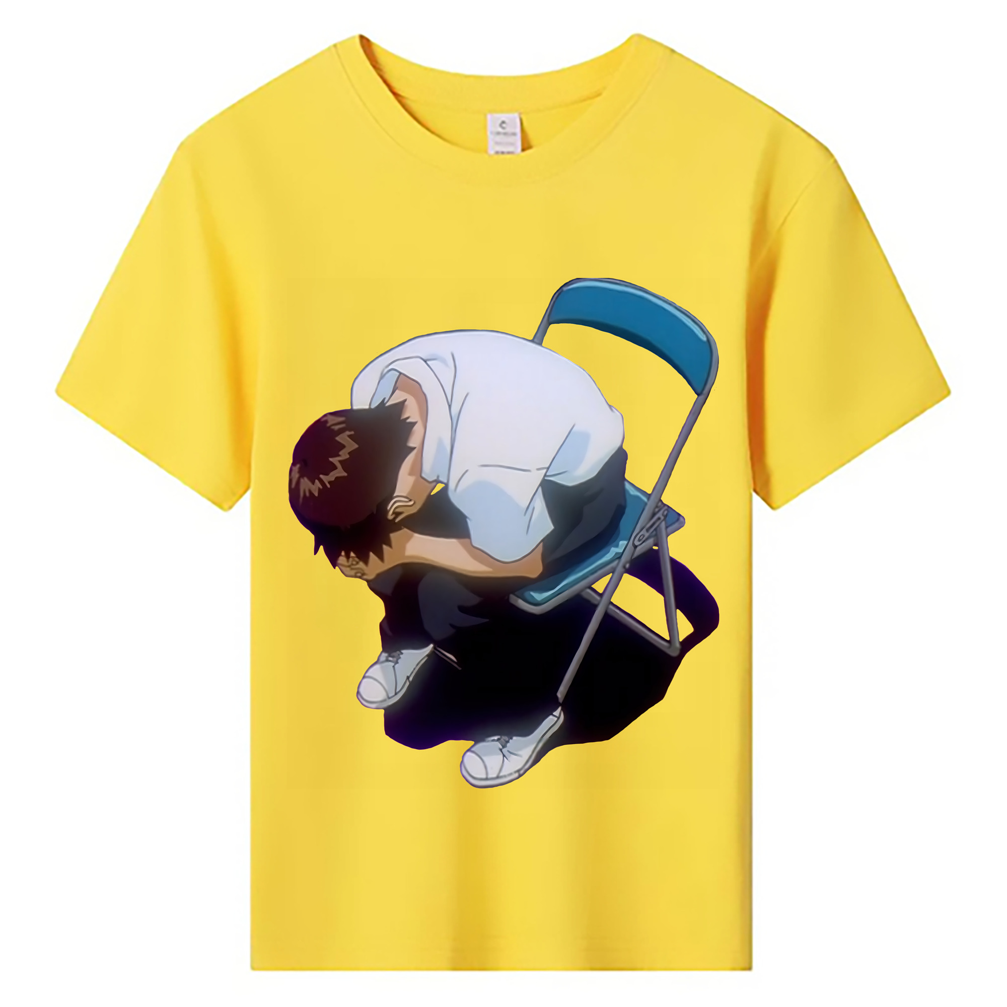 （画像用） EVA 新世紀エヴァンゲリオン 綿100％キッズTシャツ（フロントプリント）